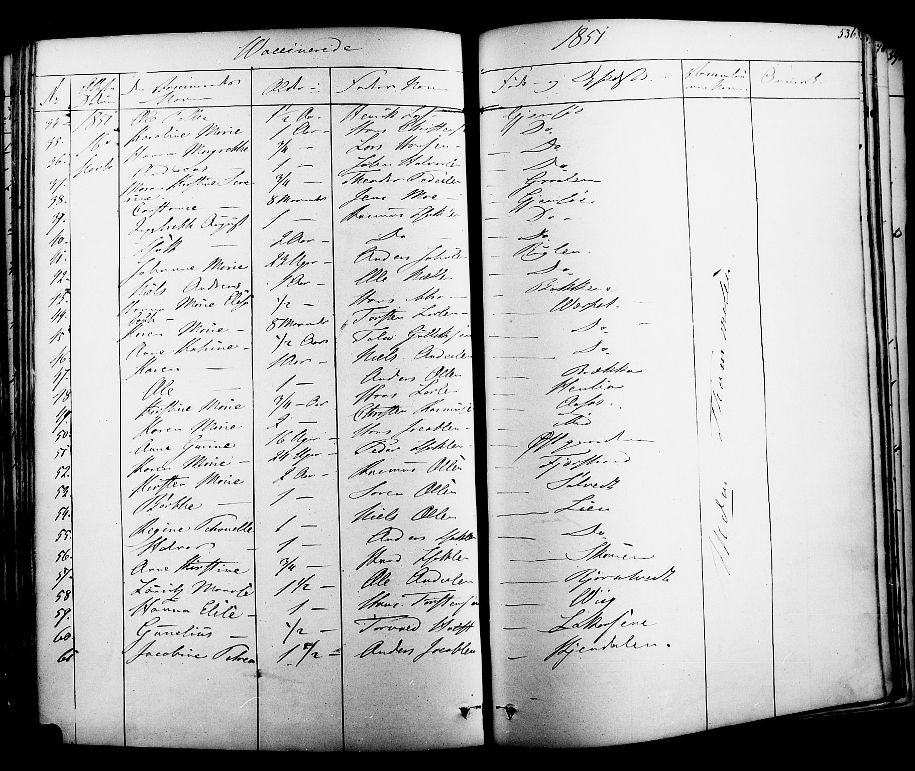 Solum kirkebøker, SAKO/A-306/F/Fa/L0006: Parish register (official) no. I 6, 1844-1855, p. 536