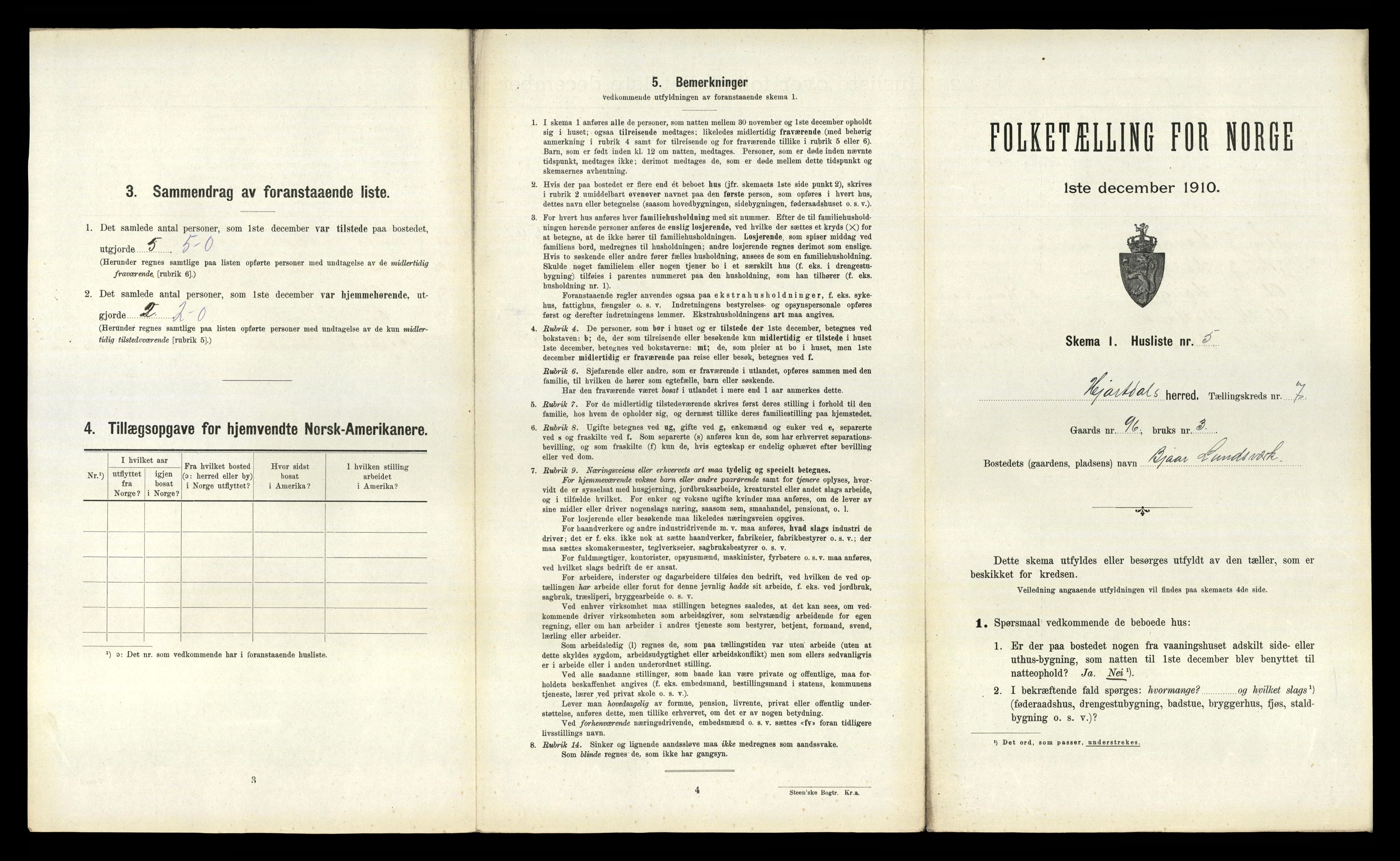 RA, 1910 census for Hjartdal, 1910, p. 788