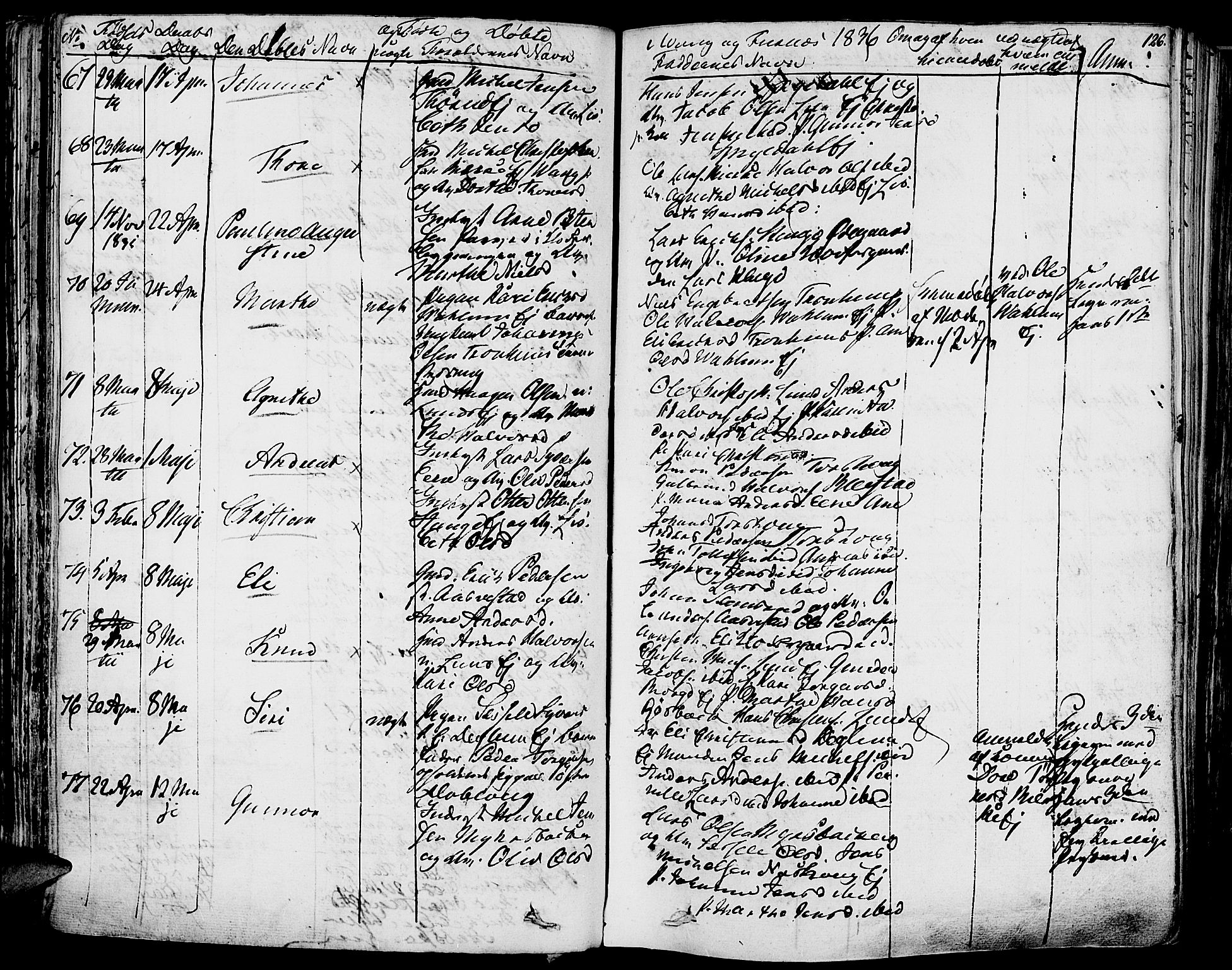 Vang prestekontor, Hedmark, AV/SAH-PREST-008/H/Ha/Haa/L0009: Parish register (official) no. 9, 1826-1841, p. 126