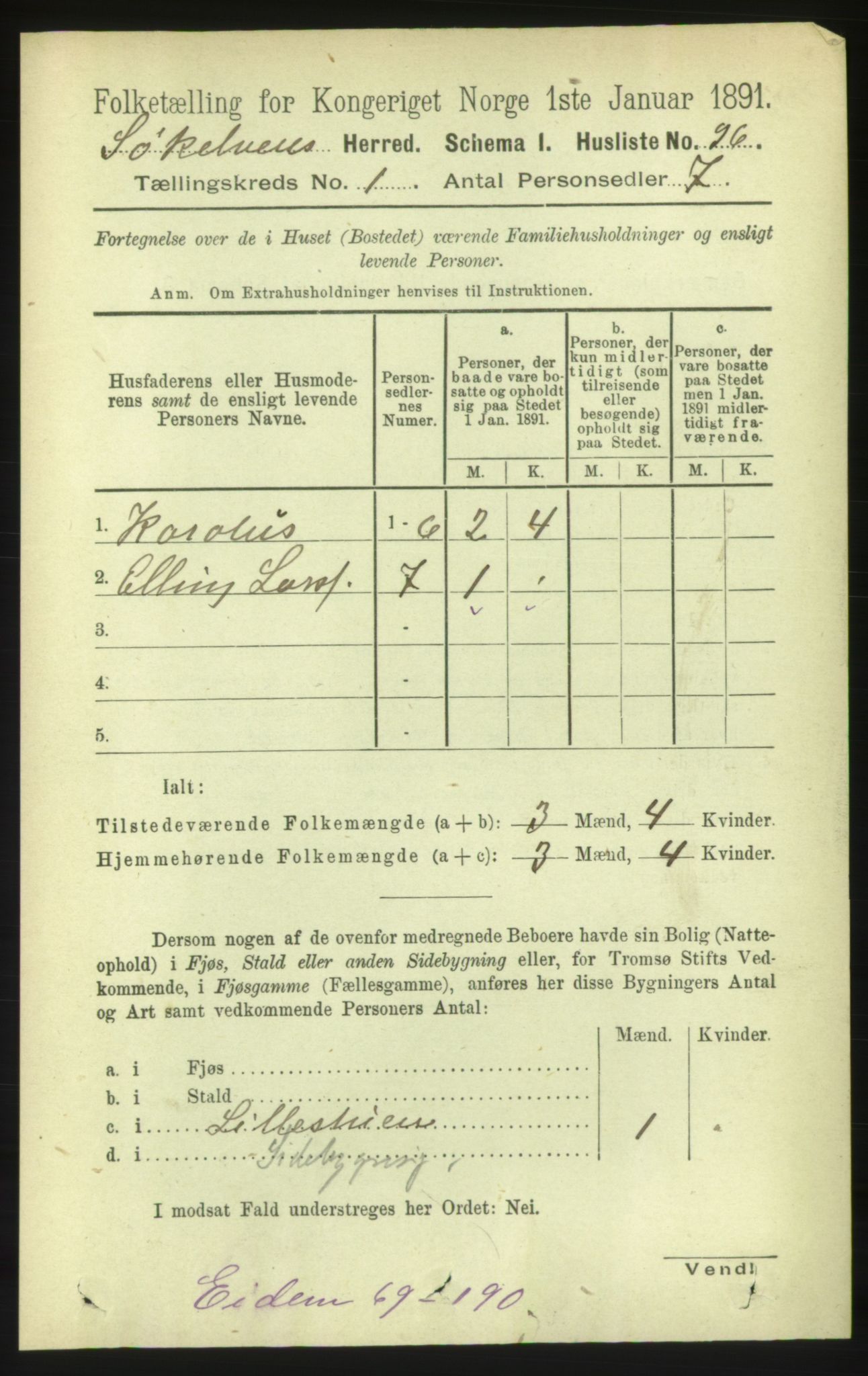 RA, 1891 census for 1528 Sykkylven, 1891, p. 111