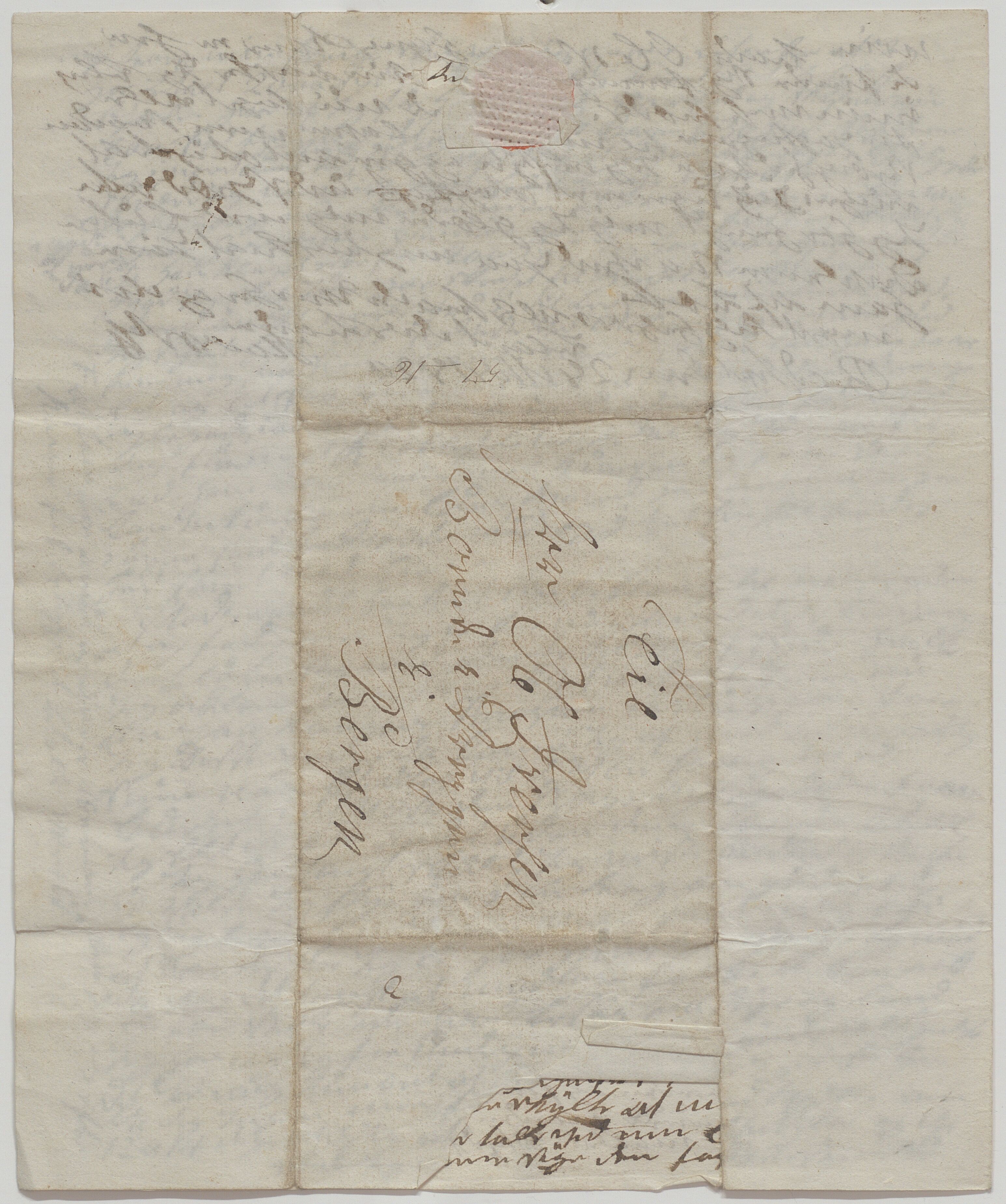 Heggtveitsamlingen, TMF/A-1007/H/L0045/0002: Brev, kopibøker, biografiske opptegnelser etc. / "ad A og B" - løse brev fra protokollene A og B , 1805-1850