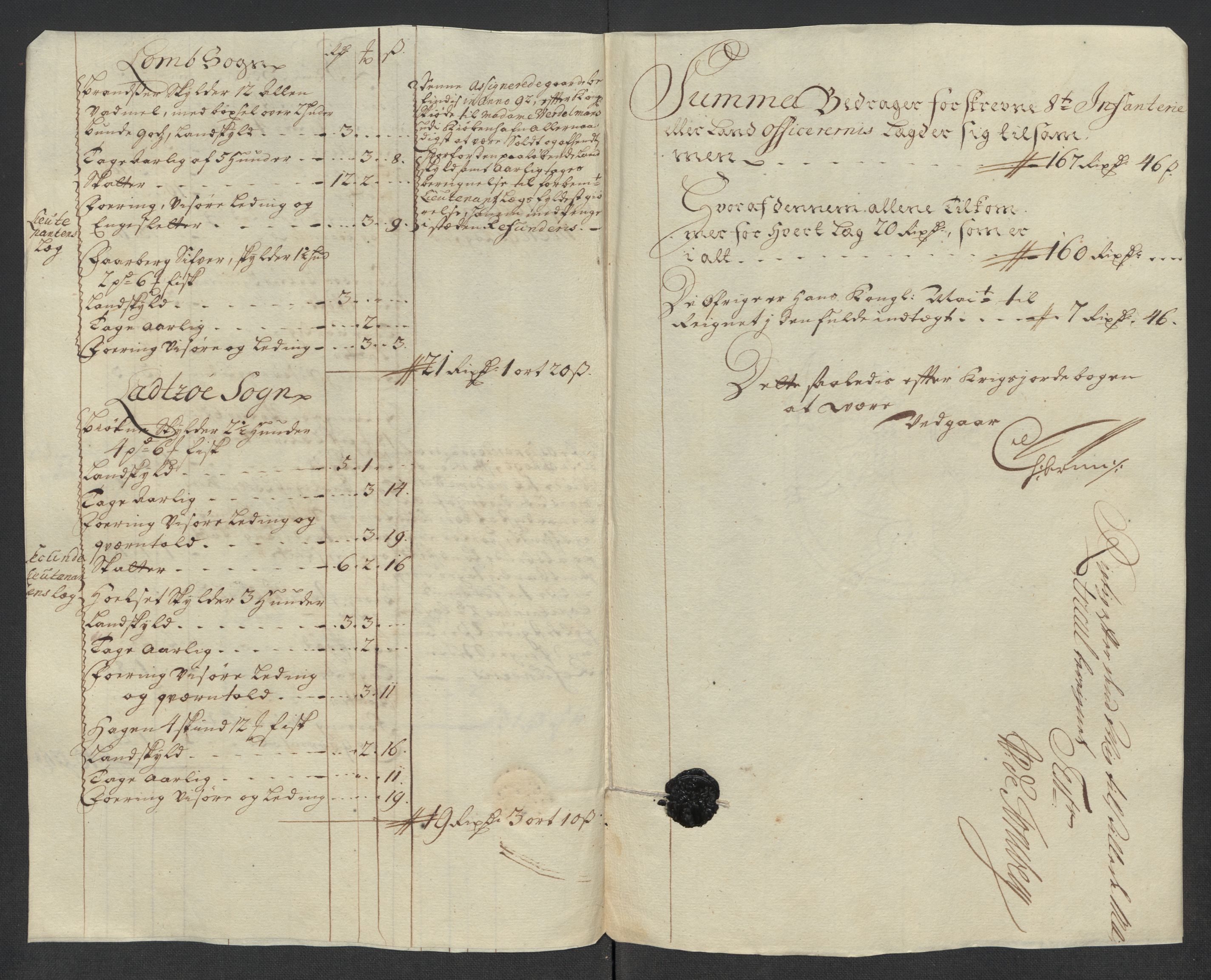 Rentekammeret inntil 1814, Reviderte regnskaper, Fogderegnskap, RA/EA-4092/R17/L1186: Fogderegnskap Gudbrandsdal, 1716, p. 150