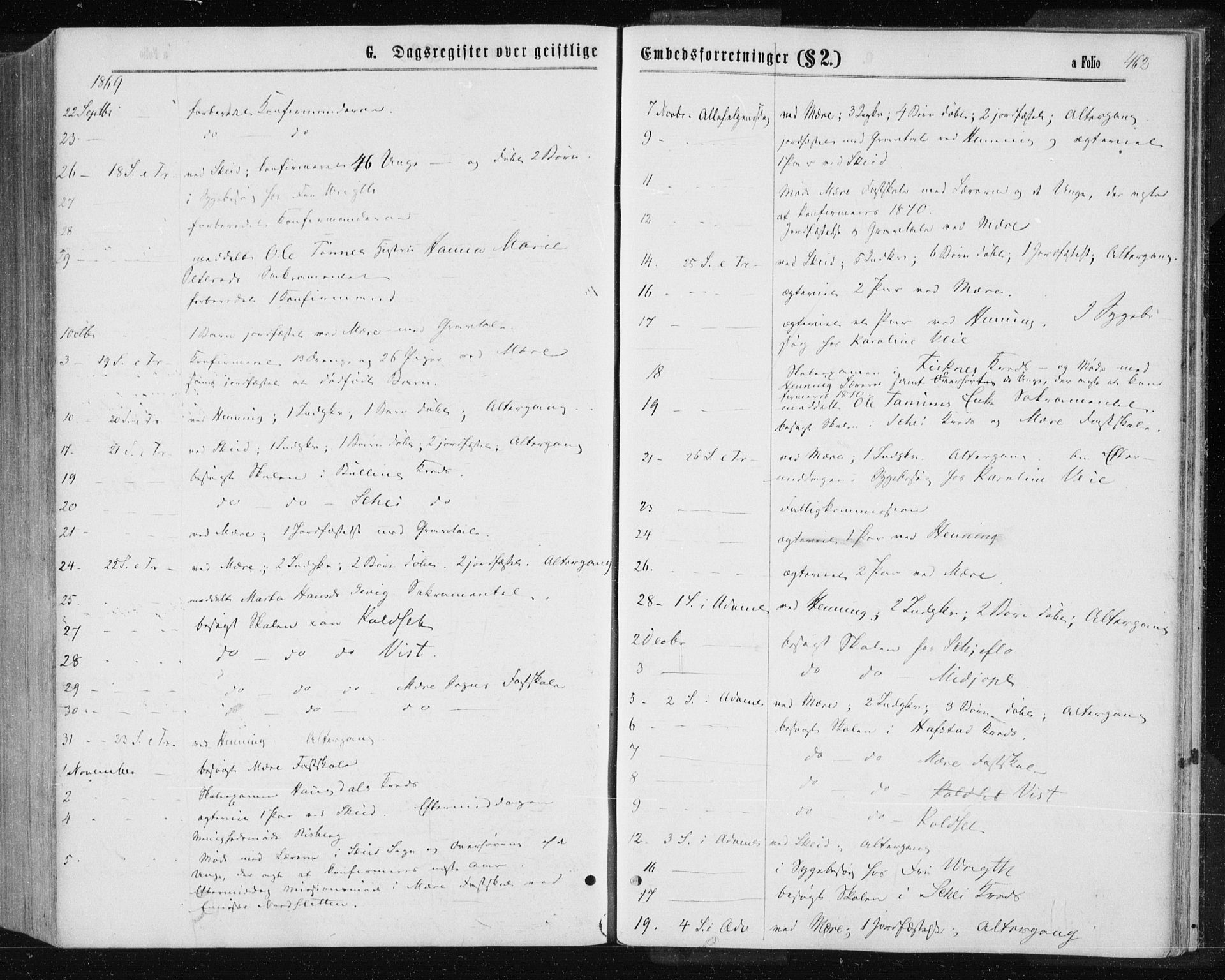 Ministerialprotokoller, klokkerbøker og fødselsregistre - Nord-Trøndelag, SAT/A-1458/735/L0345: Parish register (official) no. 735A08 /1, 1863-1872, p. 462