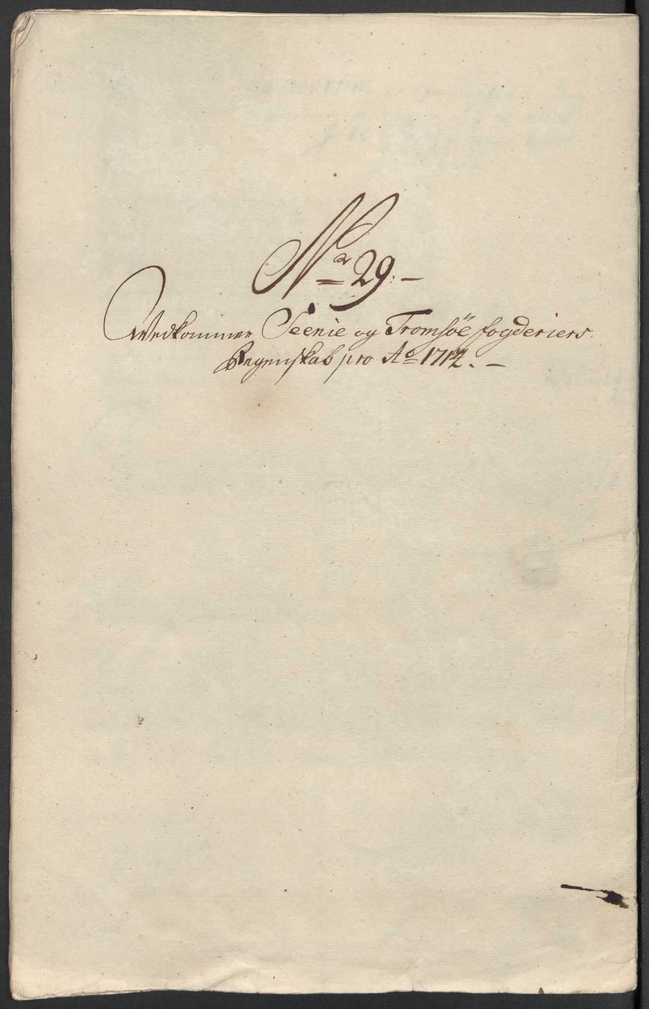 Rentekammeret inntil 1814, Reviderte regnskaper, Fogderegnskap, AV/RA-EA-4092/R68/L4760: Fogderegnskap Senja og Troms, 1714, p. 198