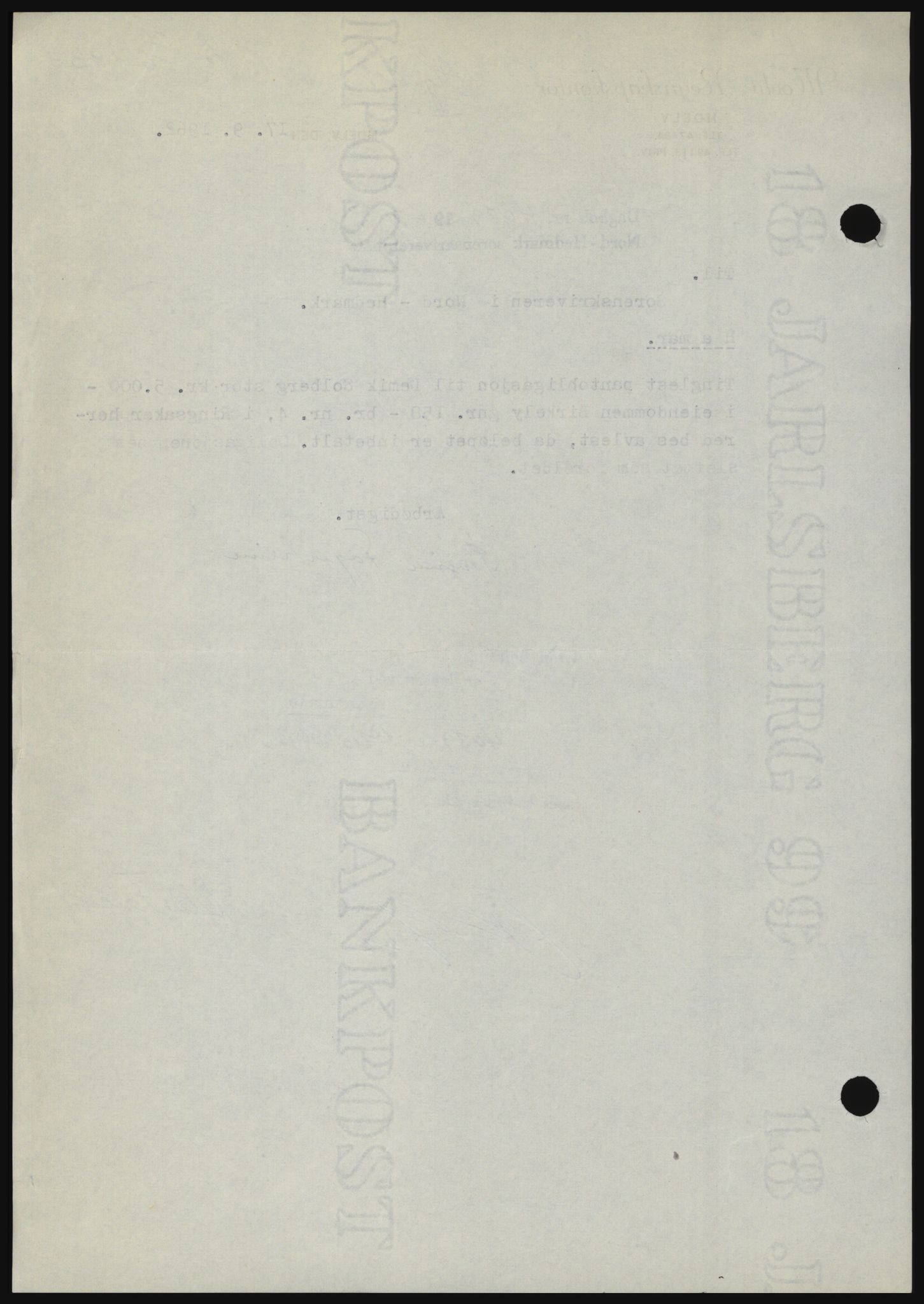 Nord-Hedmark sorenskriveri, AV/SAH-TING-012/H/Hc/L0016: Mortgage book no. 16, 1962-1962, Diary no: : 4089/1962