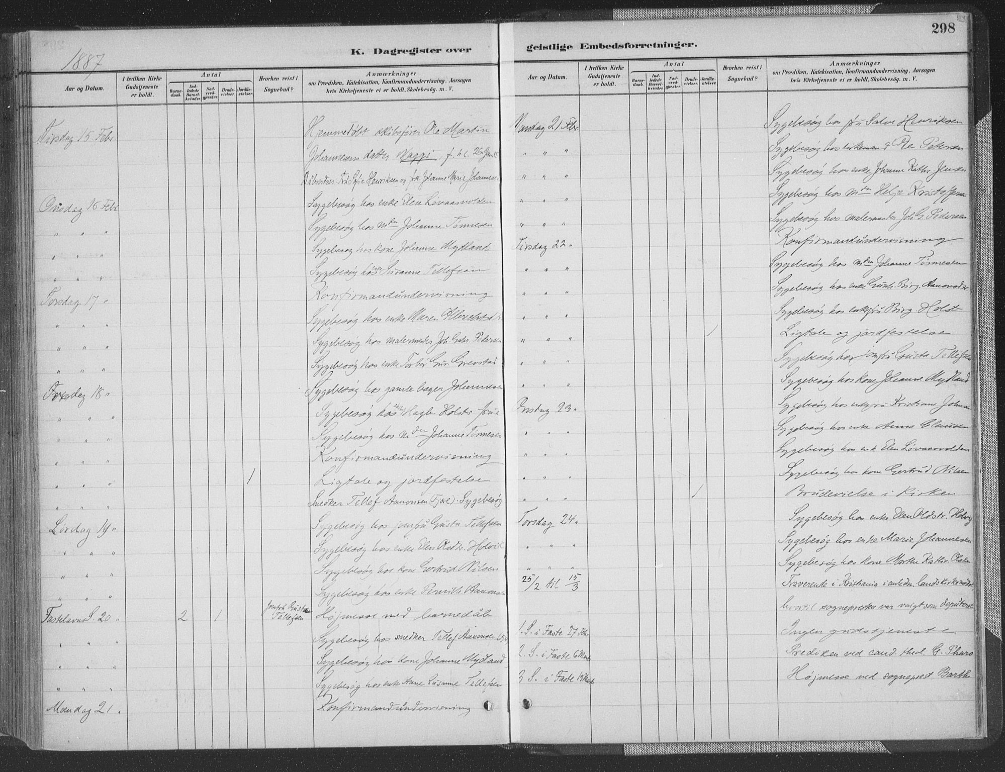 Grimstad sokneprestkontor, AV/SAK-1111-0017/F/Fa/L0004: Parish register (official) no. A 3, 1882-1910, p. 298