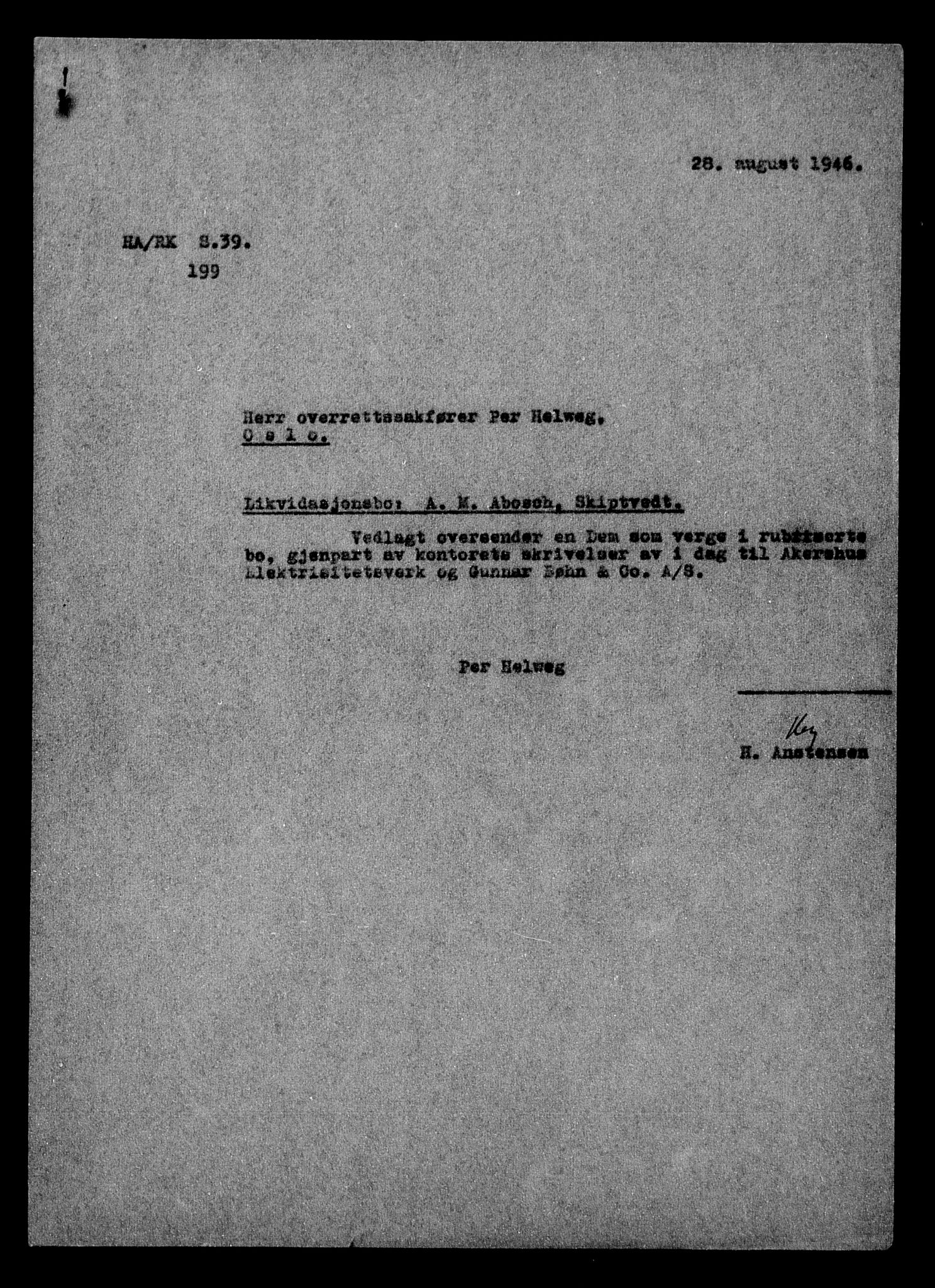 Justisdepartementet, Tilbakeføringskontoret for inndratte formuer, AV/RA-S-1564/H/Hc/Hcd/L0989: --, 1945-1947, p. 143