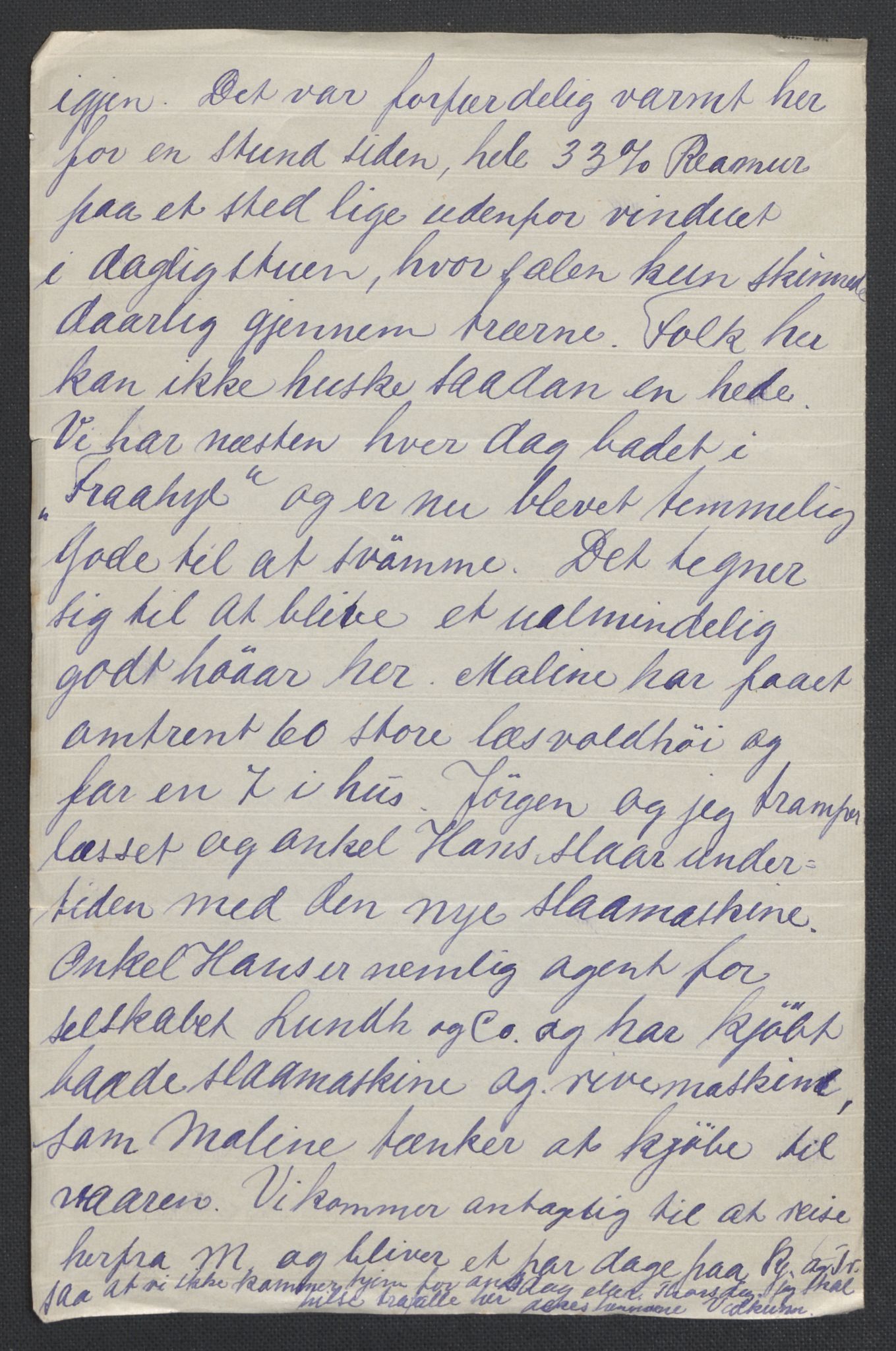 Quisling, Vidkun, AV/RA-PA-0750/K/L0001: Brev til og fra Vidkun Quisling samt til og fra andre medlemmer av familien Quisling, samt Vidkun Quislings karakterbøker, 1894-1929, p. 10