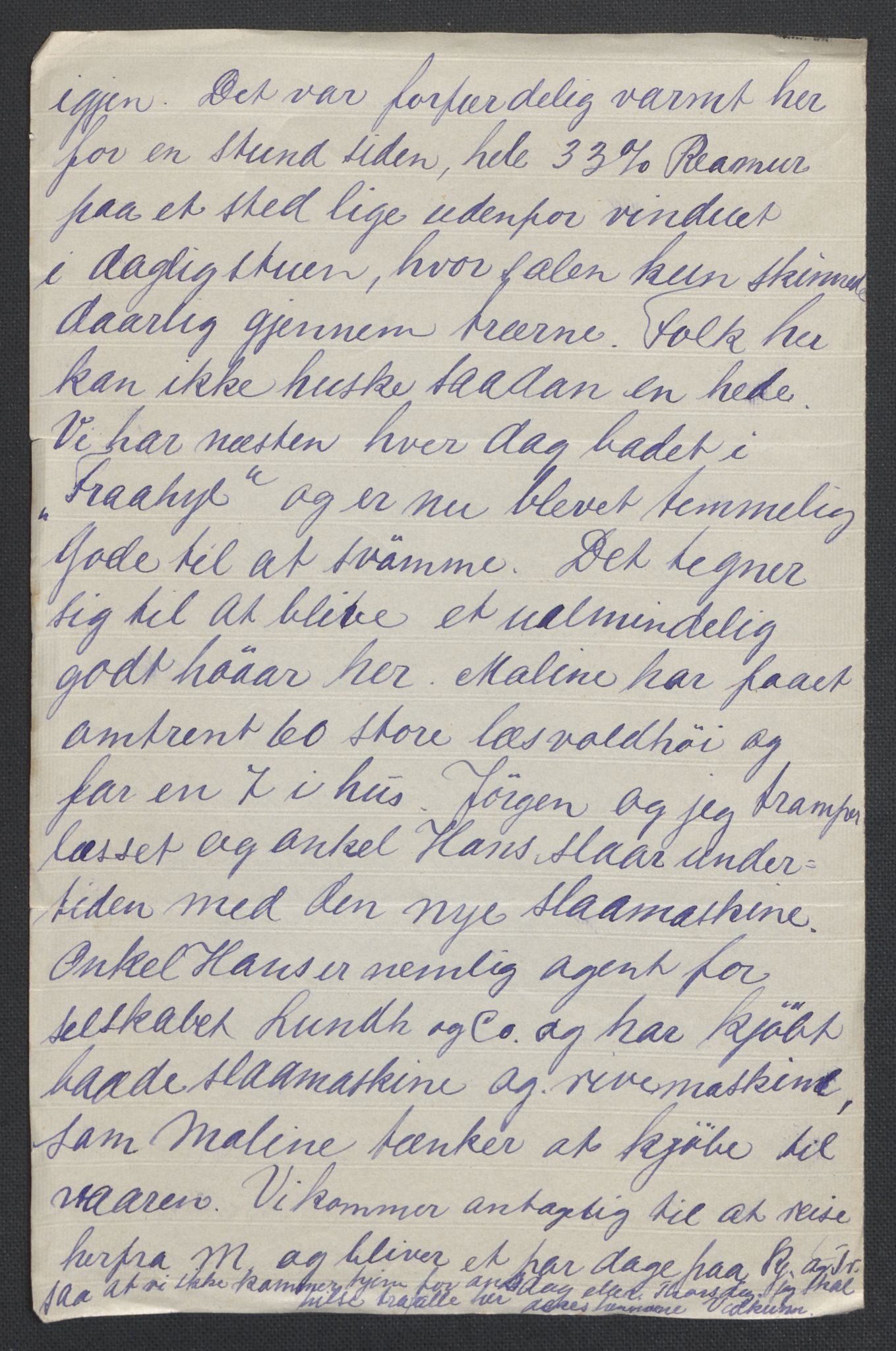 Quisling, Vidkun, RA/PA-0750/K/L0001: Brev til og fra Vidkun Quisling samt til og fra andre medlemmer av familien Quisling + karakterbøker, 1894-1929, p. 10