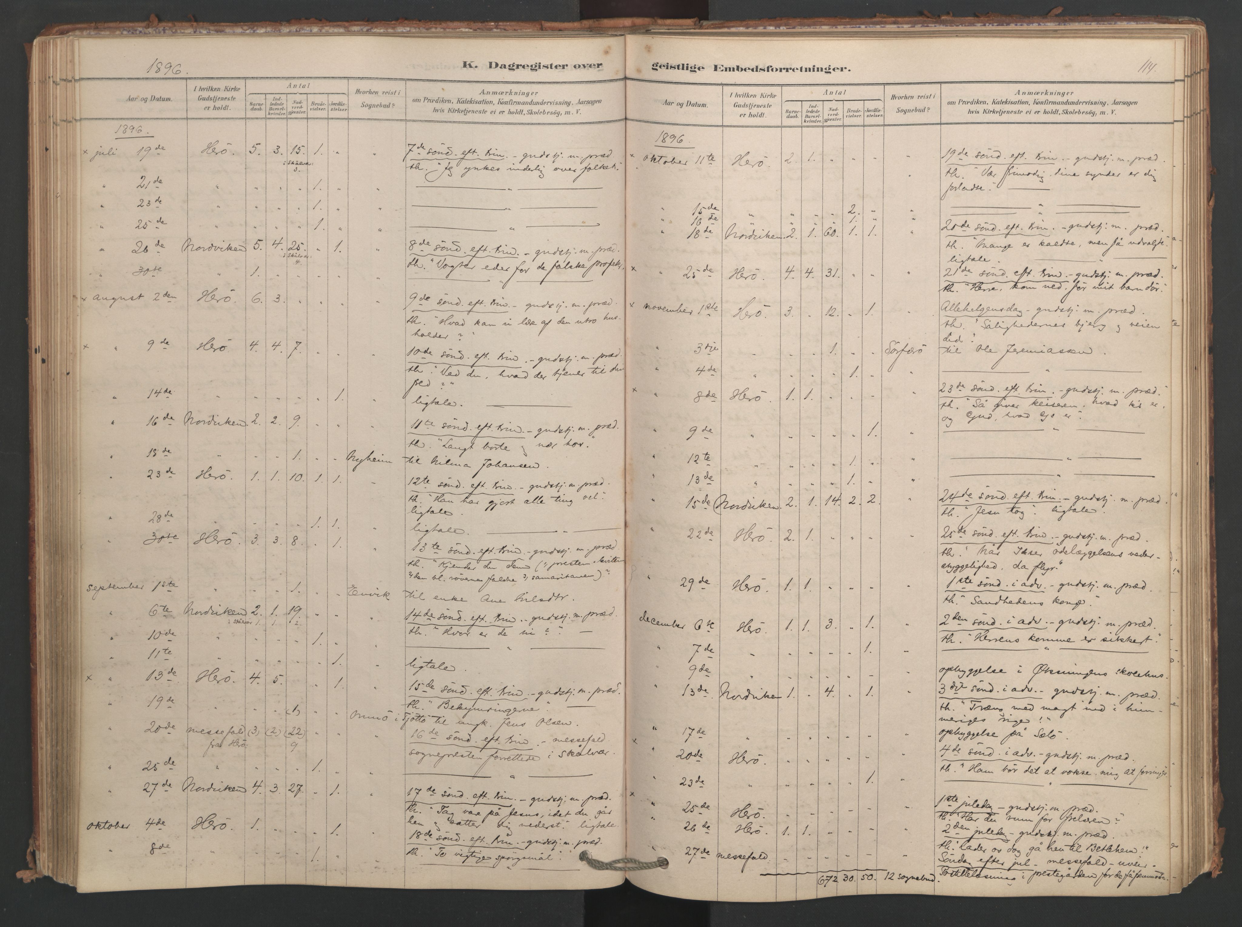 Ministerialprotokoller, klokkerbøker og fødselsregistre - Nordland, SAT/A-1459/834/L0509: Parish register (official) no. 834A07, 1878-1937, p. 114