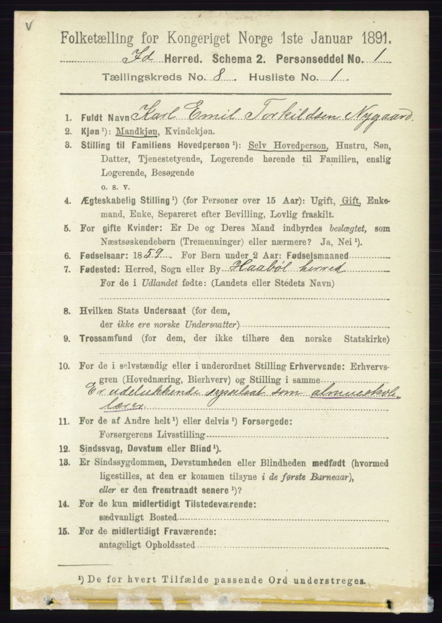 RA, 1891 census for 0117 Idd, 1891, p. 4753