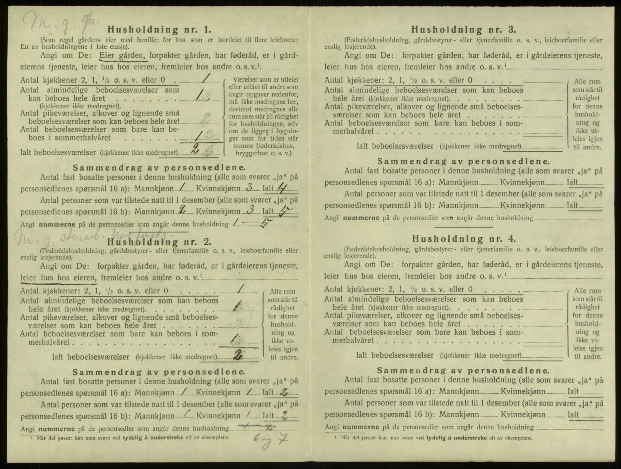 SAB, 1920 census for Alversund, 1920, p. 555