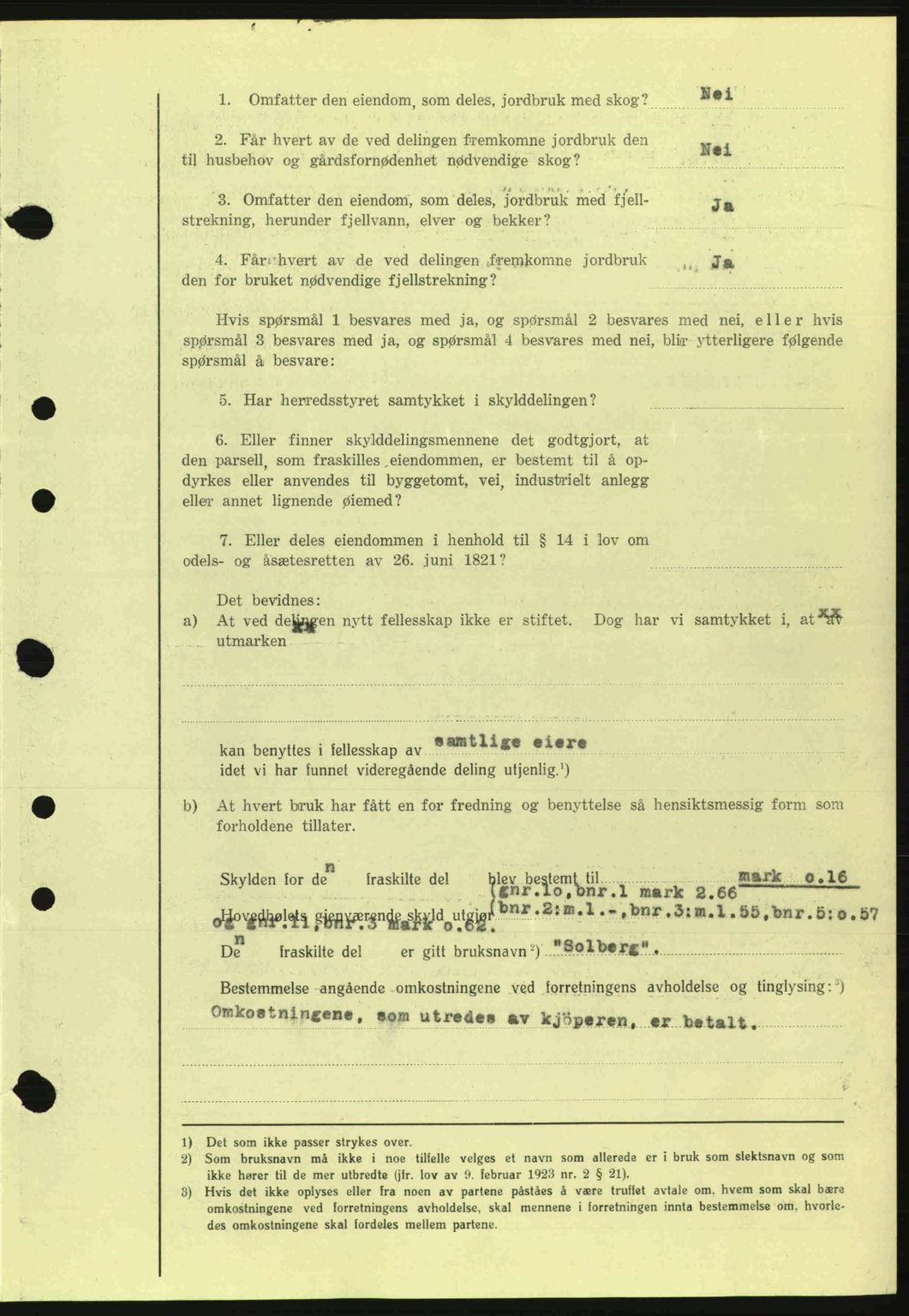 Nordfjord sorenskriveri, AV/SAB-A-2801/02/02b/02bj/L0006: Mortgage book no. A6, 1940-1941, Diary no: : 398/1941