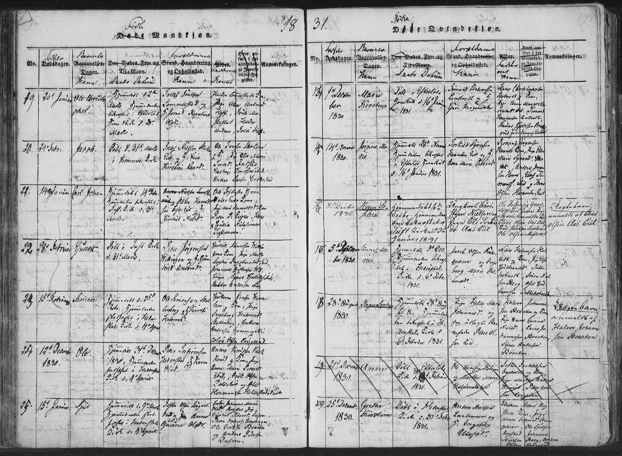 Sandsvær kirkebøker, SAKO/A-244/F/Fa/L0004: Parish register (official) no. I 4, 1817-1839, p. 296-297
