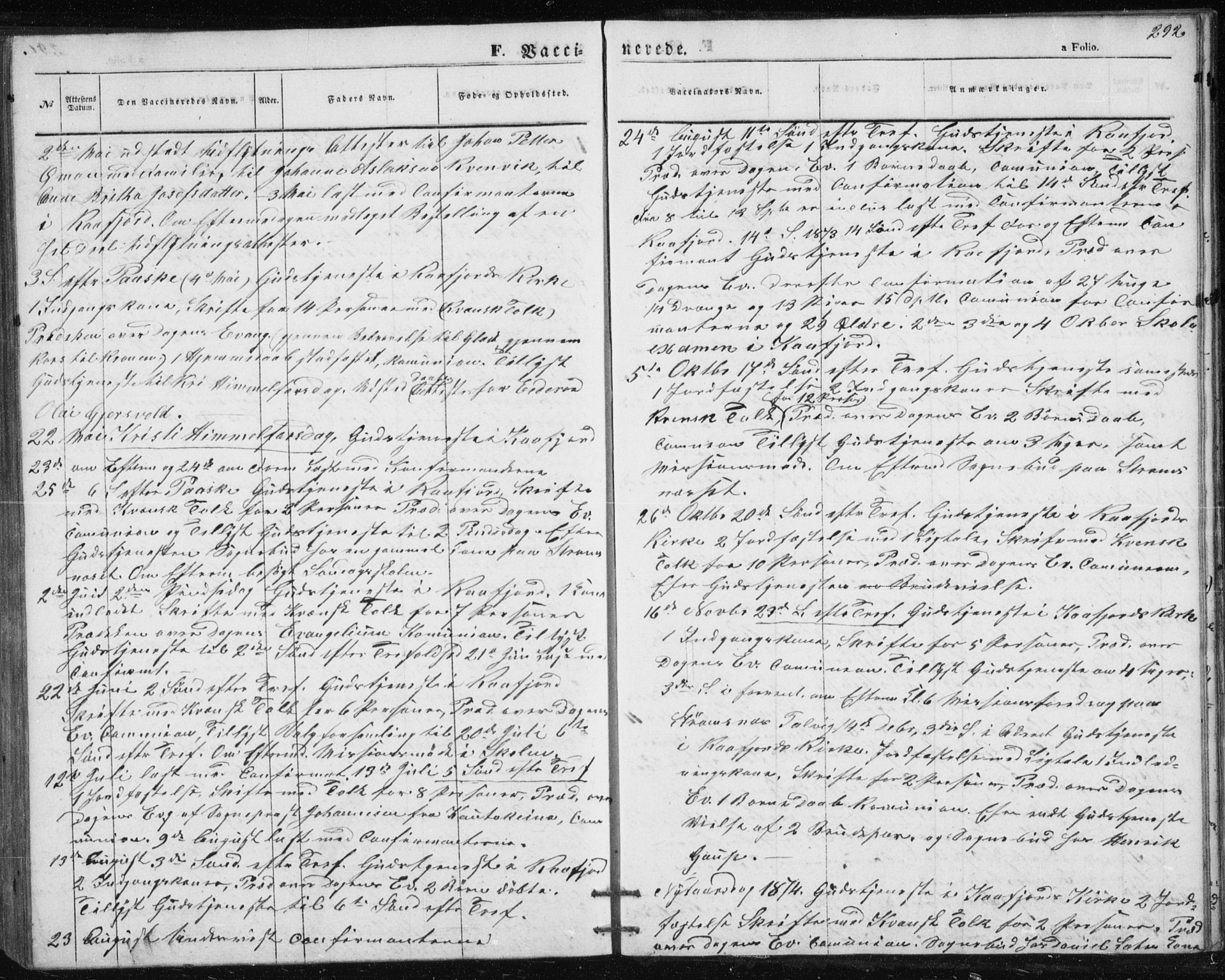 Alta sokneprestkontor, SATØ/S-1338/H/Hb/L0002.klokk: Parish register (copy) no. 2, 1856-1880, p. 292