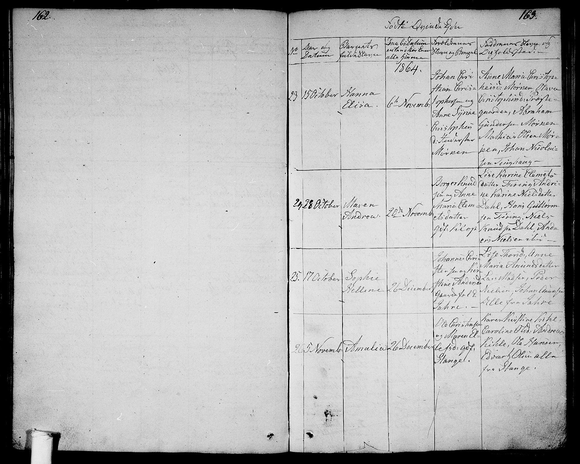 Ramnes kirkebøker, SAKO/A-314/G/Ga/L0002: Parish register (copy) no. I 2, 1848-1870, p. 162-163