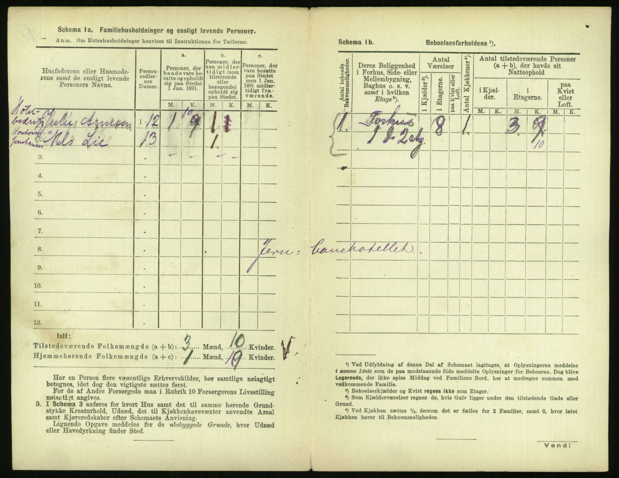 RA, 1891 census for 0301 Kristiania, 1891, p. 11531