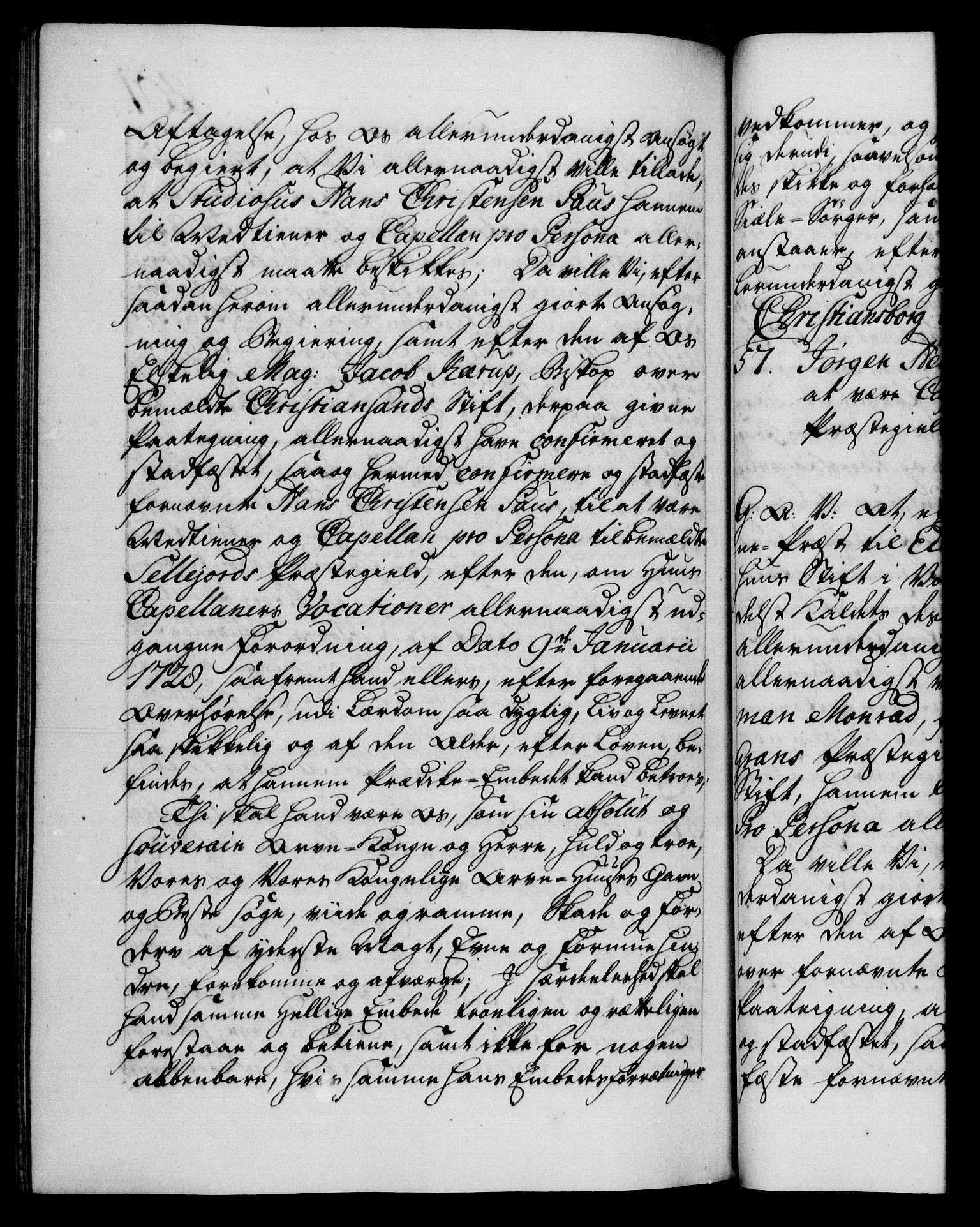 Danske Kanselli 1572-1799, AV/RA-EA-3023/F/Fc/Fca/Fcaa/L0034: Norske registre, 1745-1746, p. 401b