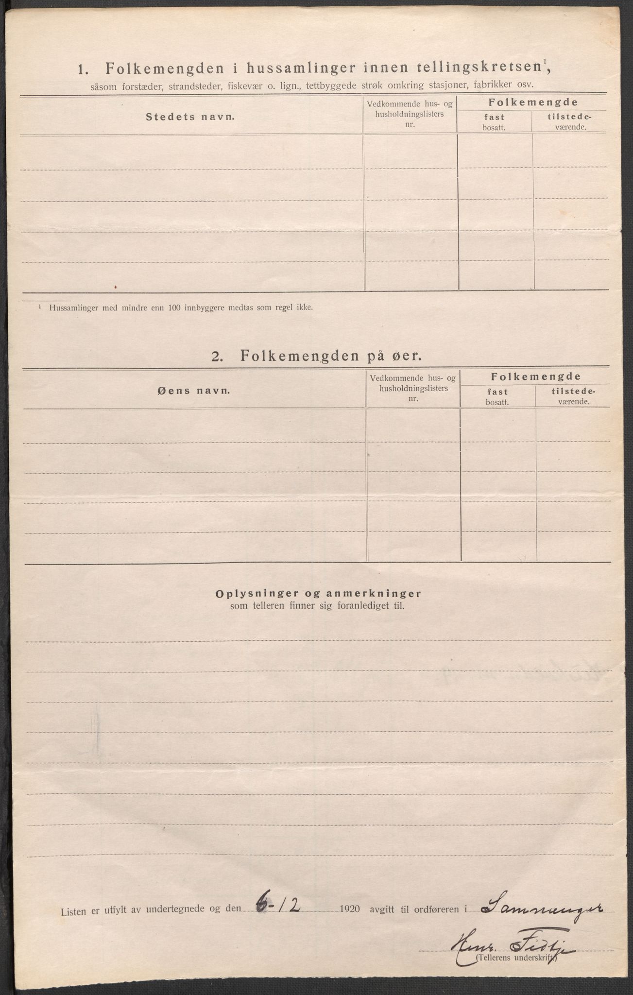 SAB, 1920 census for Samnanger, 1920, p. 28