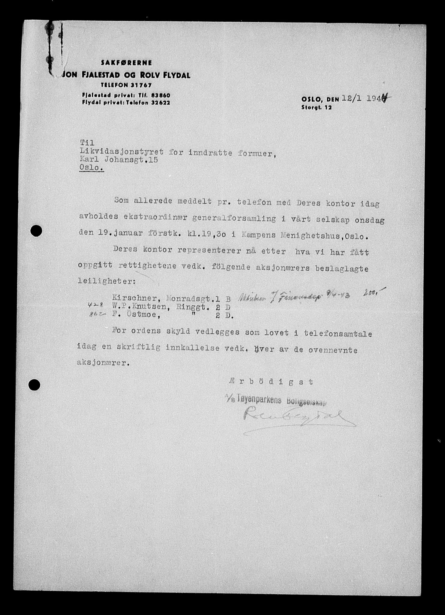Justisdepartementet, Tilbakeføringskontoret for inndratte formuer, AV/RA-S-1564/H/Hc/Hcc/L0951: --, 1945-1947, p. 402