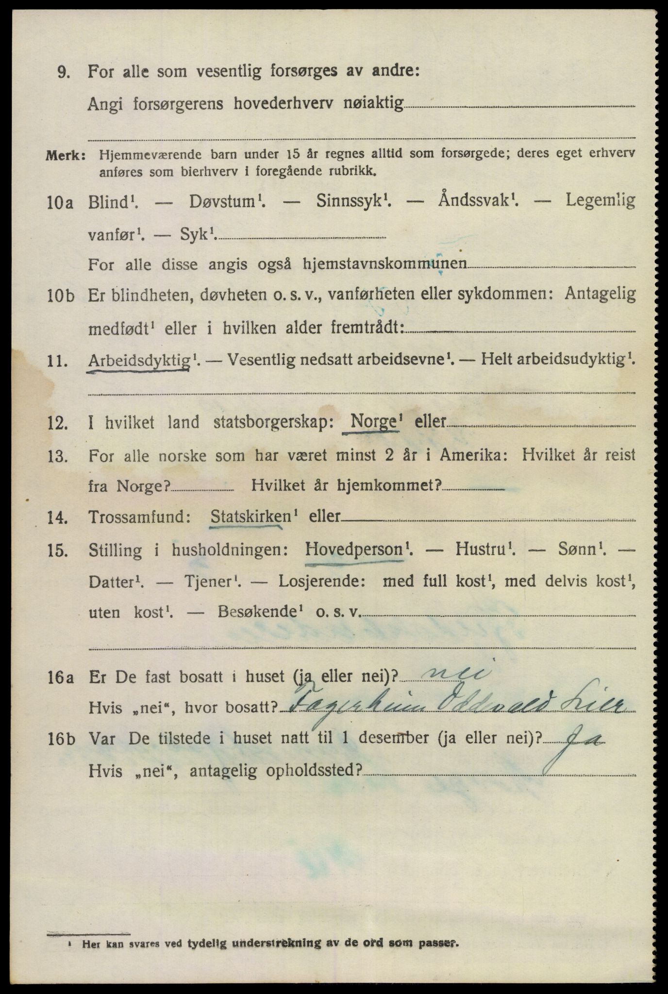 SAKO, 1920 census for Lier, 1920, p. 26117