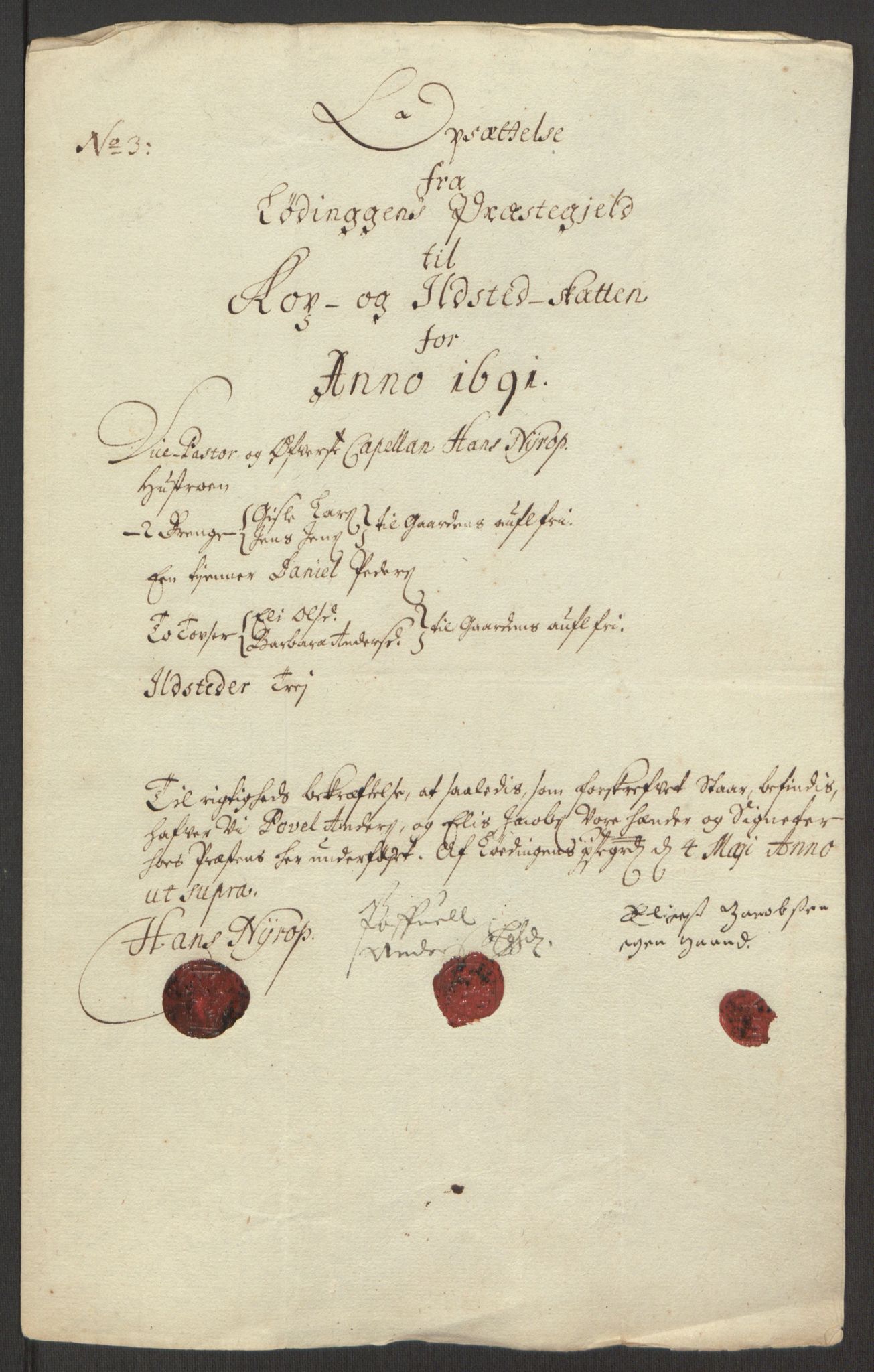 Rentekammeret inntil 1814, Reviderte regnskaper, Fogderegnskap, RA/EA-4092/R66/L4577: Fogderegnskap Salten, 1691-1693, p. 94