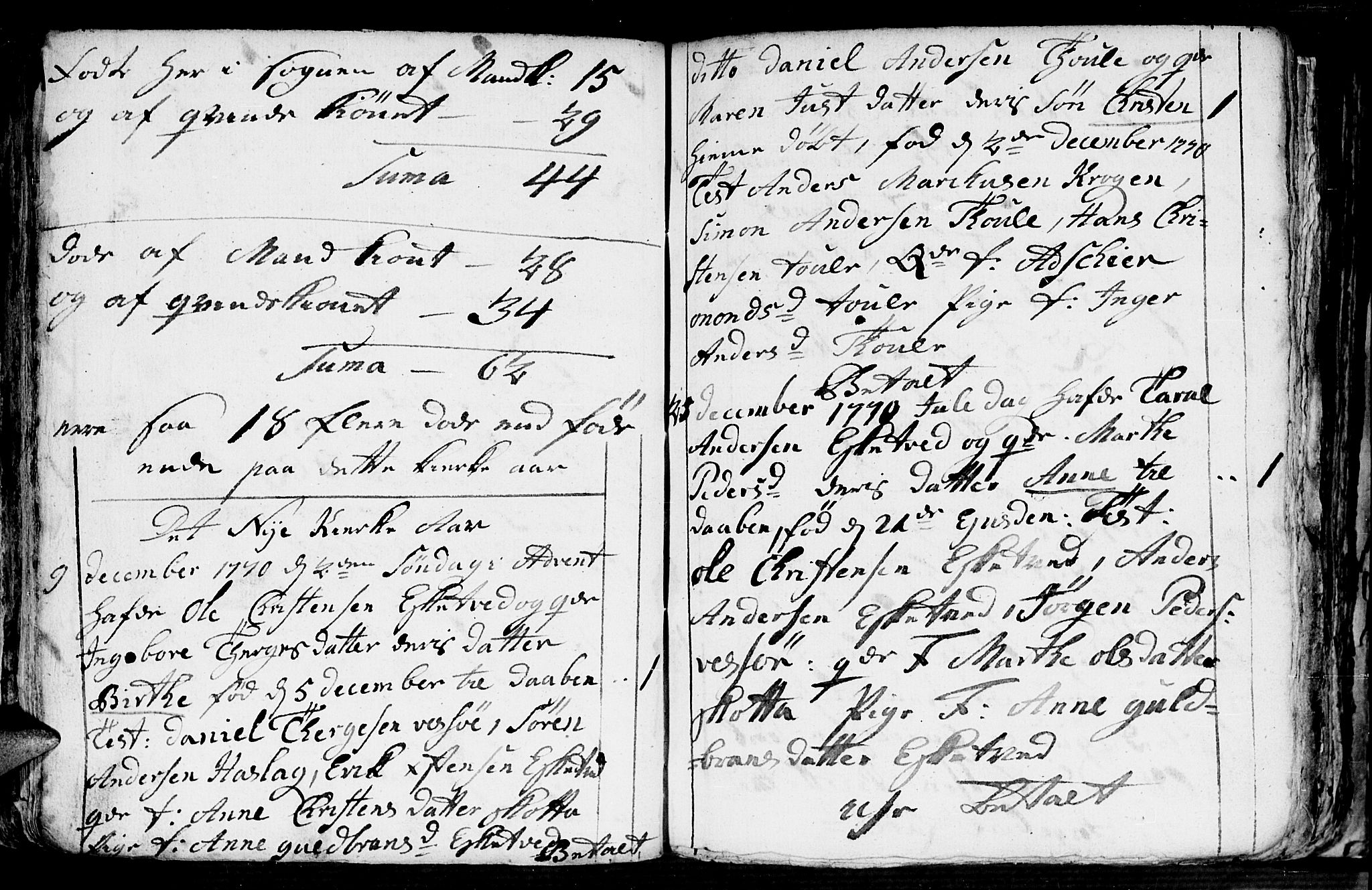 Fjære sokneprestkontor, AV/SAK-1111-0011/F/Fb/L0004: Parish register (copy) no. B 4, 1766-1785, p. 64b-65a