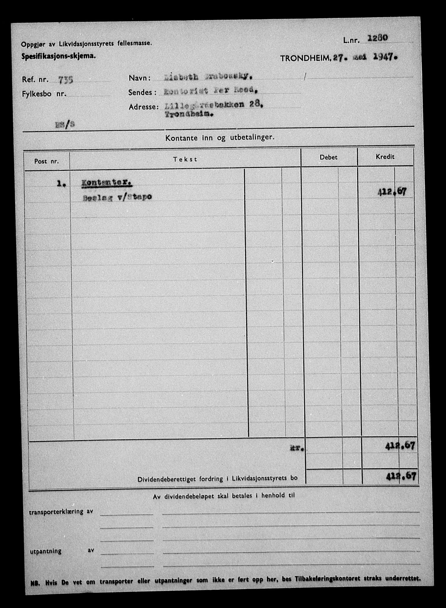 Justisdepartementet, Tilbakeføringskontoret for inndratte formuer, RA/S-1564/H/Hc/Hca/L0895: --, 1945-1947, p. 619