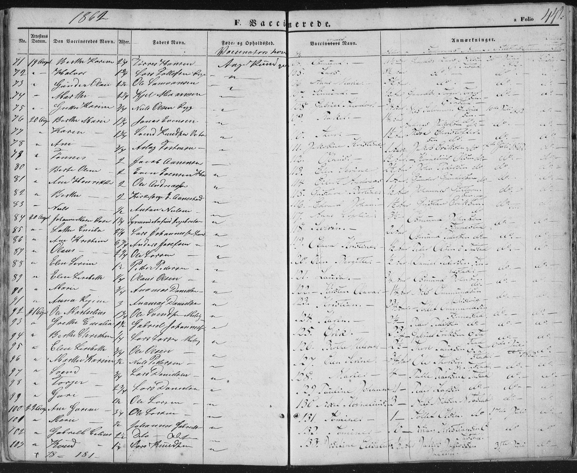 Hetland sokneprestkontor, AV/SAST-A-101826/30/30BA/L0002: Parish register (official) no. A 2, 1849-1869, p. 442