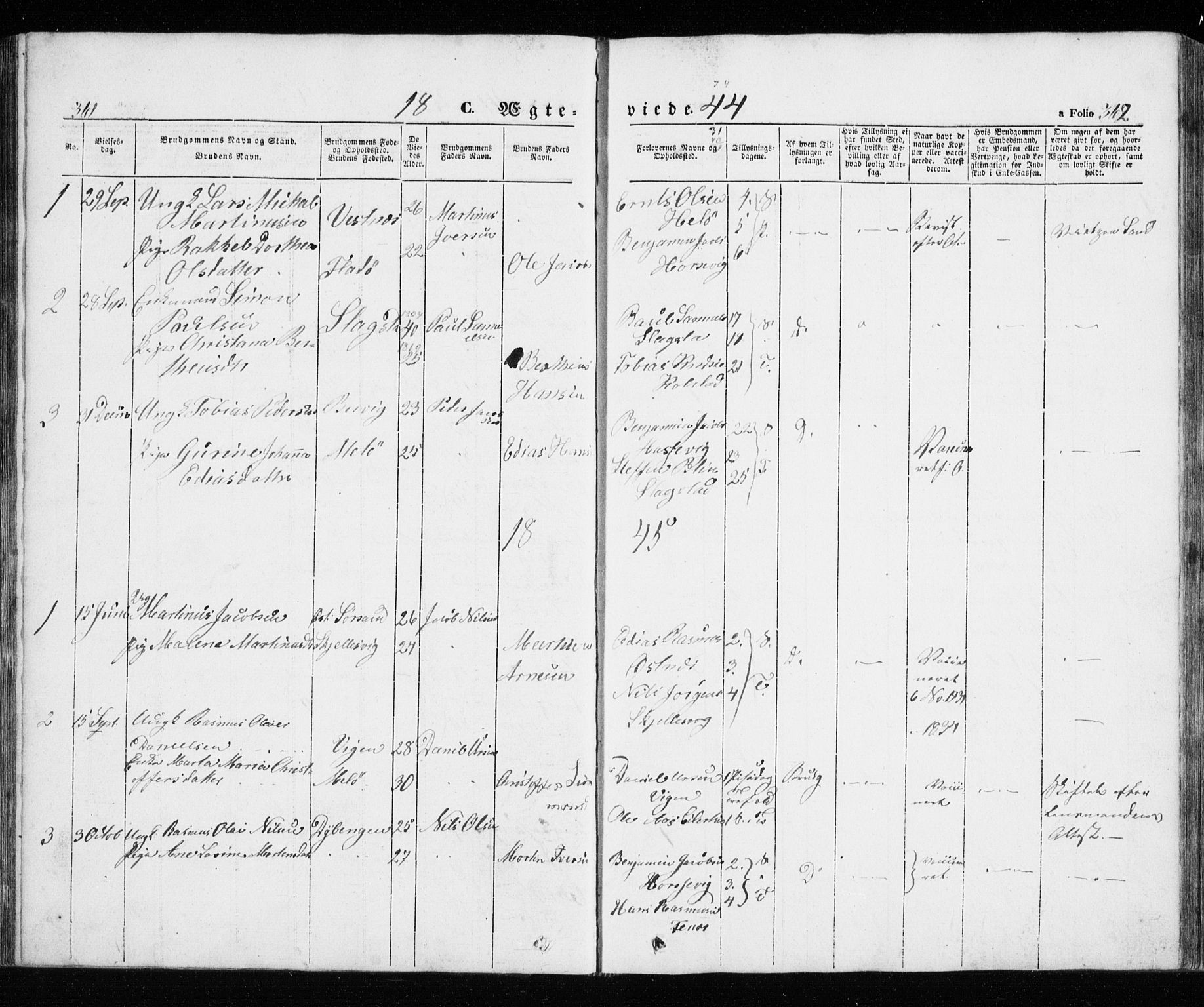 Trondenes sokneprestkontor, SATØ/S-1319/H/Ha/L0010kirke: Parish register (official) no. 10, 1840-1865, p. 361-362