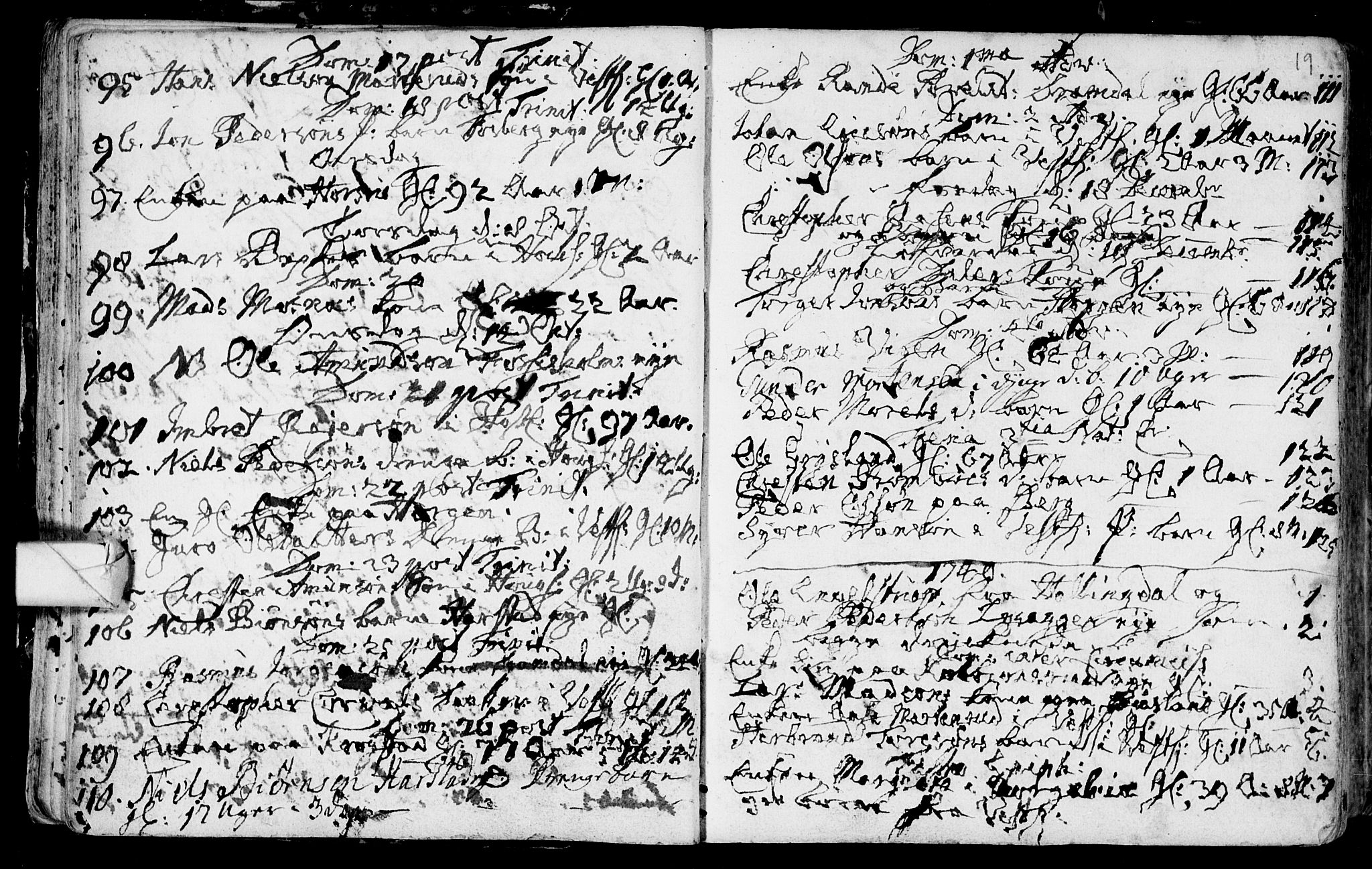 Eiker kirkebøker, AV/SAKO-A-4/F/Fa/L0007: Parish register (official) no. I 7 /1, 1733-1808, p. 19