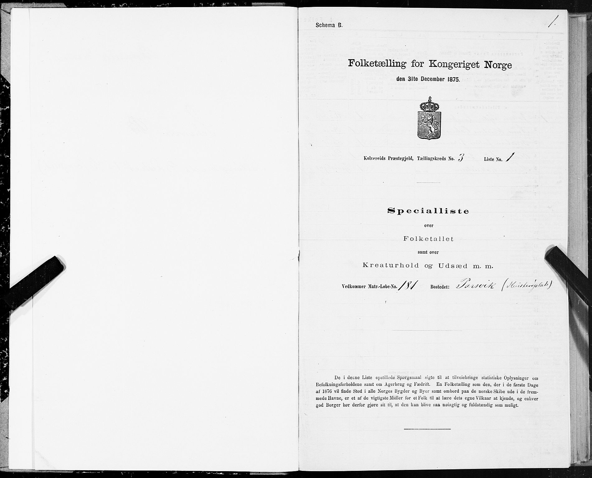 SAT, 1875 census for 1752P Kolvereid, 1875, p. 2001