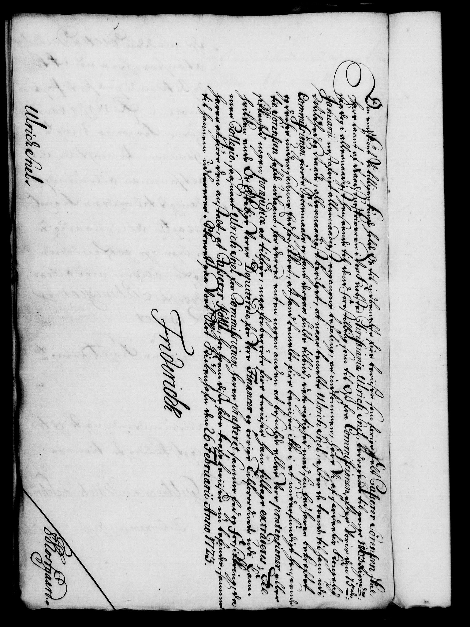 Rentekammeret, Kammerkanselliet, RA/EA-3111/G/Gf/Gfa/L0006: Norsk relasjons- og resolusjonsprotokoll (merket RK 52.6), 1723, p. 175