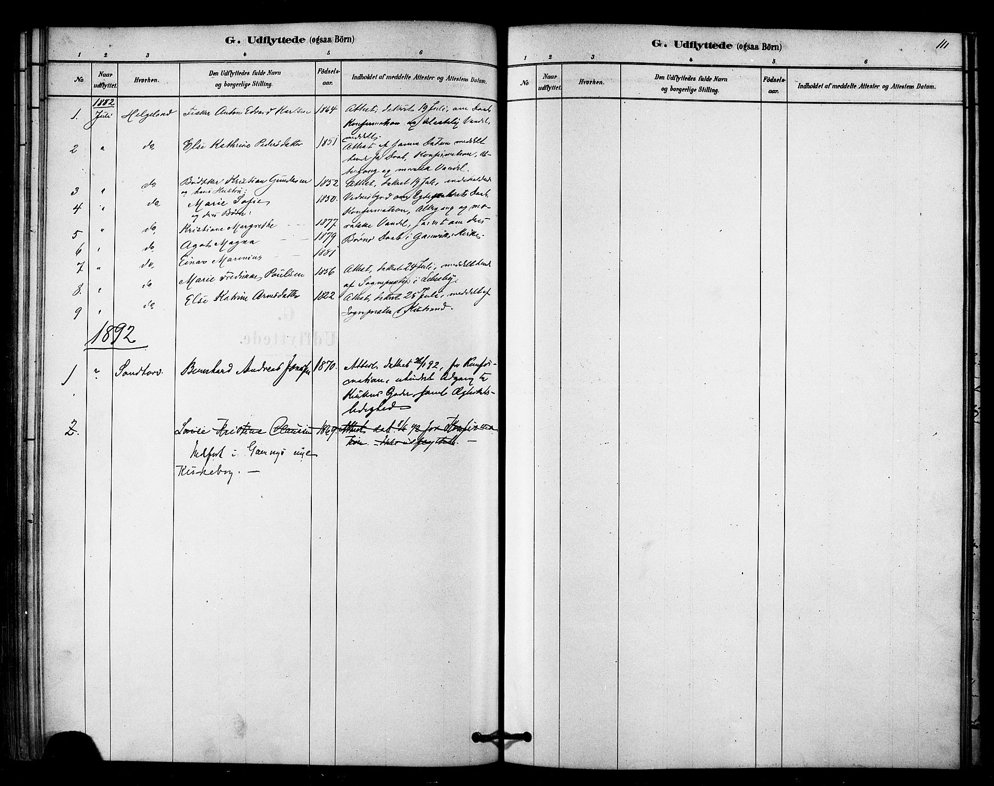 Tana sokneprestkontor, SATØ/S-1334/H/Ha/L0003kirke: Parish register (official) no. 3, 1878-1892, p. 111
