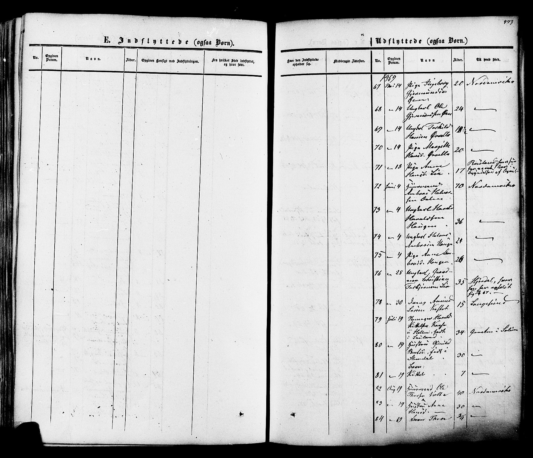 Heddal kirkebøker, AV/SAKO-A-268/F/Fa/L0007: Parish register (official) no. I 7, 1855-1877, p. 473