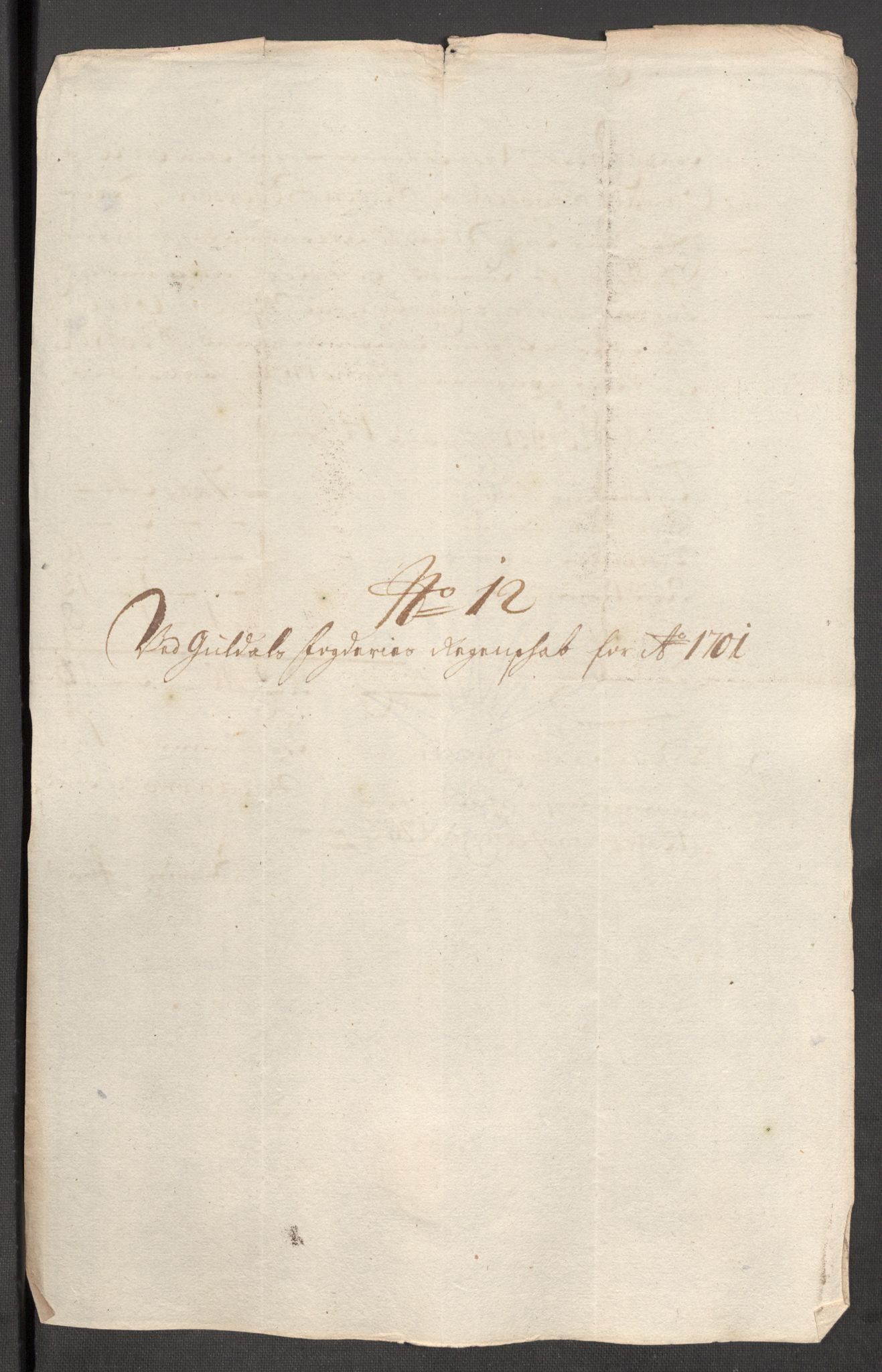 Rentekammeret inntil 1814, Reviderte regnskaper, Fogderegnskap, RA/EA-4092/R60/L3951: Fogderegnskap Orkdal og Gauldal, 1701, p. 280