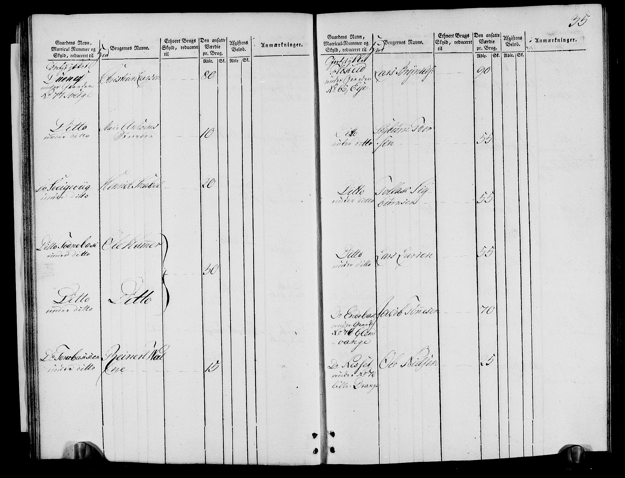 Rentekammeret inntil 1814, Realistisk ordnet avdeling, AV/RA-EA-4070/N/Ne/Nea/L0095: Lista fogderi. Oppebørselsregister, 1803-1804, p. 37