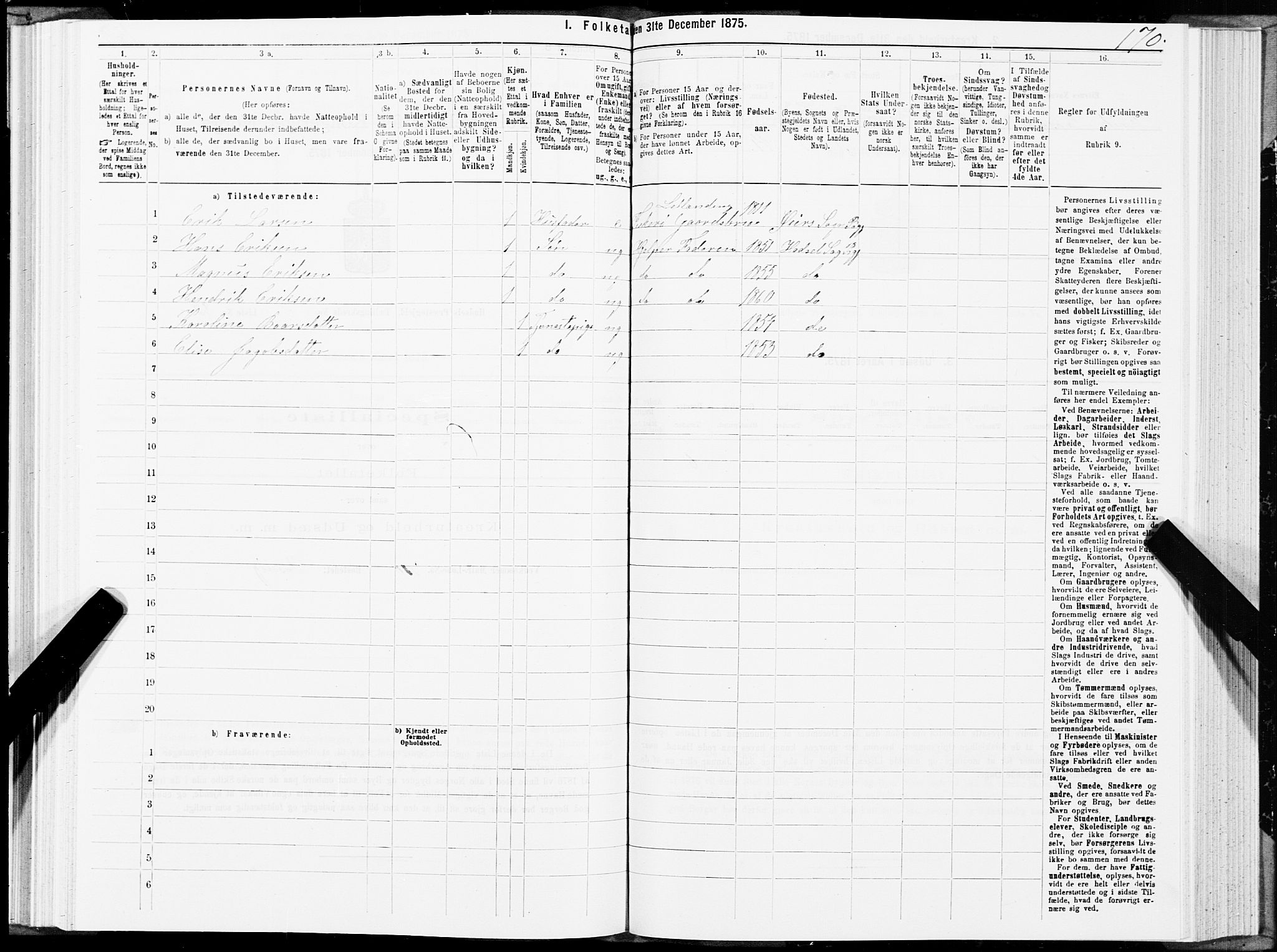SAT, 1875 census for 1866P Hadsel, 1875, p. 3170