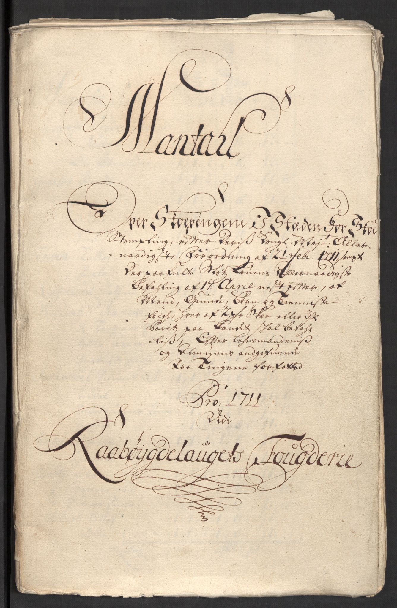 Rentekammeret inntil 1814, Reviderte regnskaper, Fogderegnskap, RA/EA-4092/R40/L2449: Fogderegnskap Råbyggelag, 1709-1711, p. 390