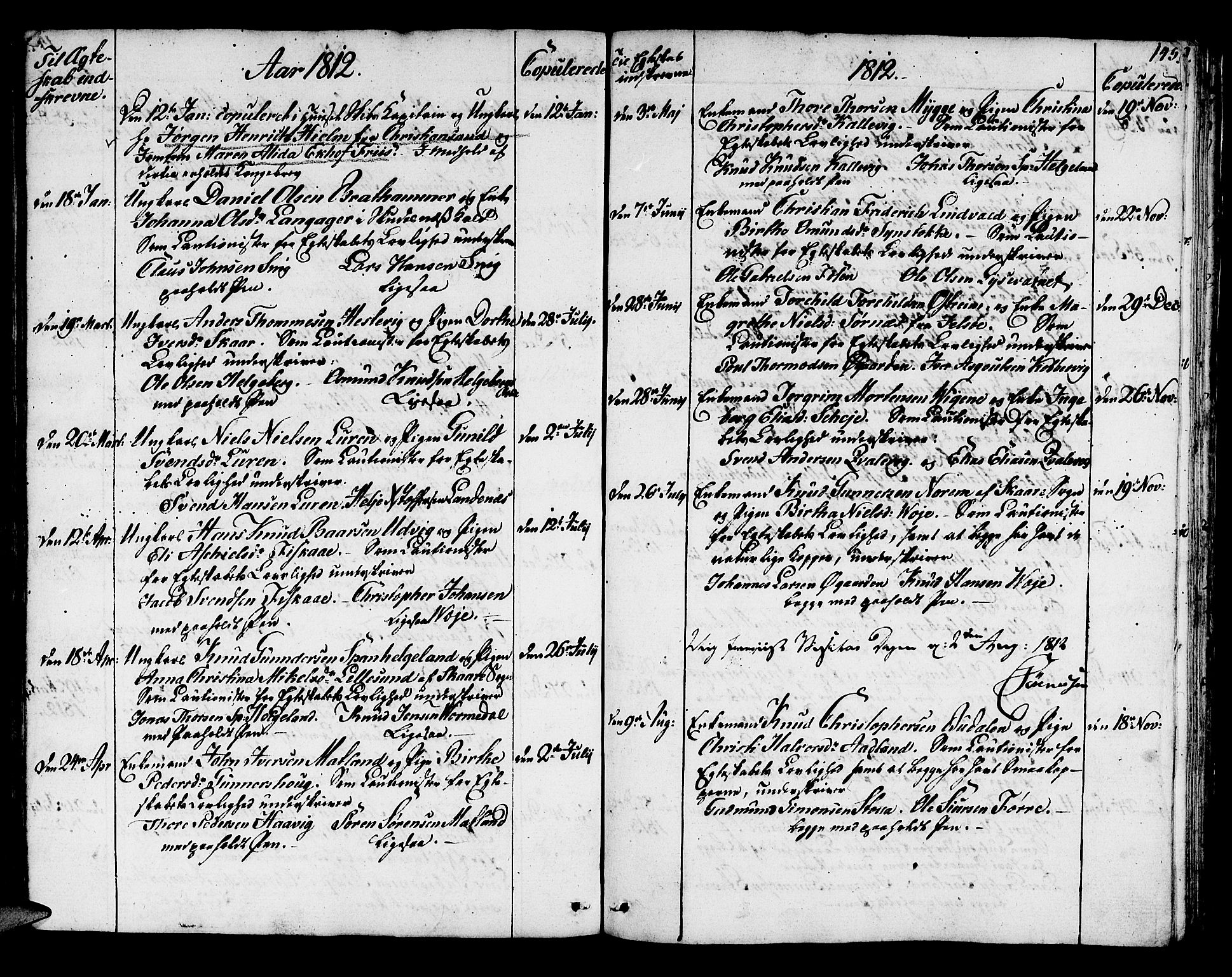 Avaldsnes sokneprestkontor, SAST/A -101851/H/Ha/Haa/L0003: Parish register (official) no. A 3, 1801-1817, p. 145