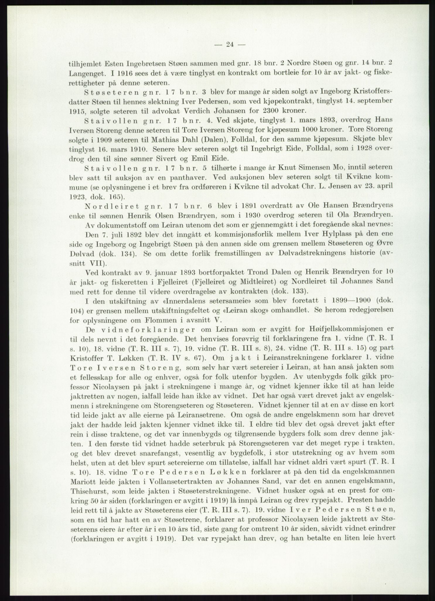 Høyfjellskommisjonen, AV/RA-S-1546/X/Xa/L0001: Nr. 1-33, 1909-1953, p. 3741