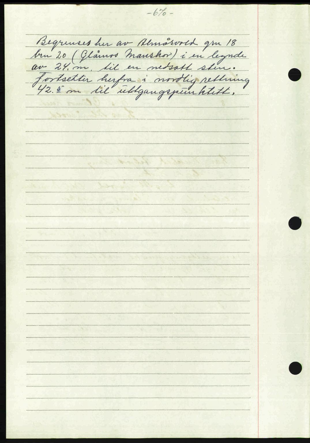 Gauldal sorenskriveri, SAT/A-0014/1/2/2C: Mortgage book no. A2, 1946-1946, Diary no: : 707/1946