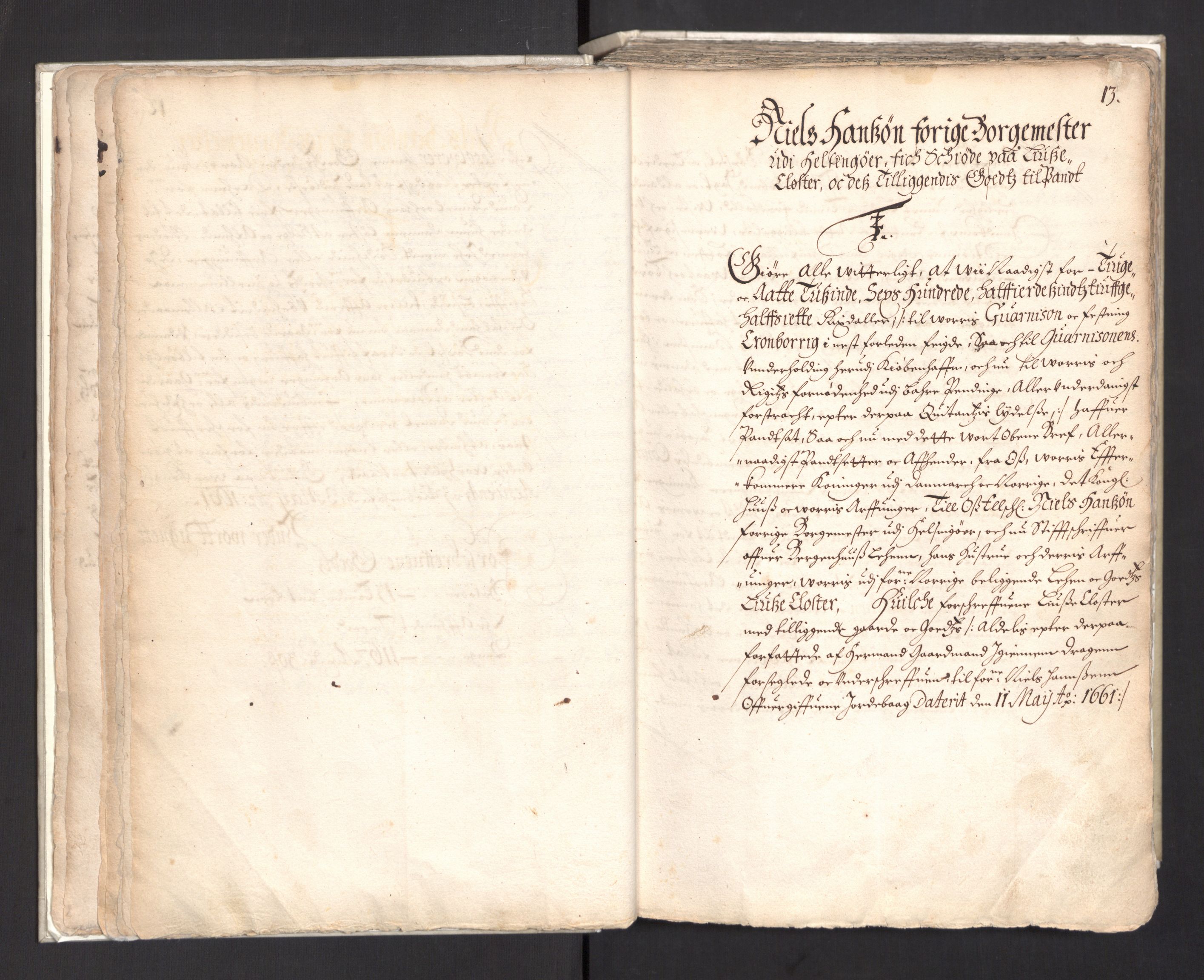 Rentekammeret, Kammerkanselliet, RA/EA-3111/G/Gg/Ggj/Ggja/L0003: Skjøtebok Oa (13), 1661-1669, p. 17