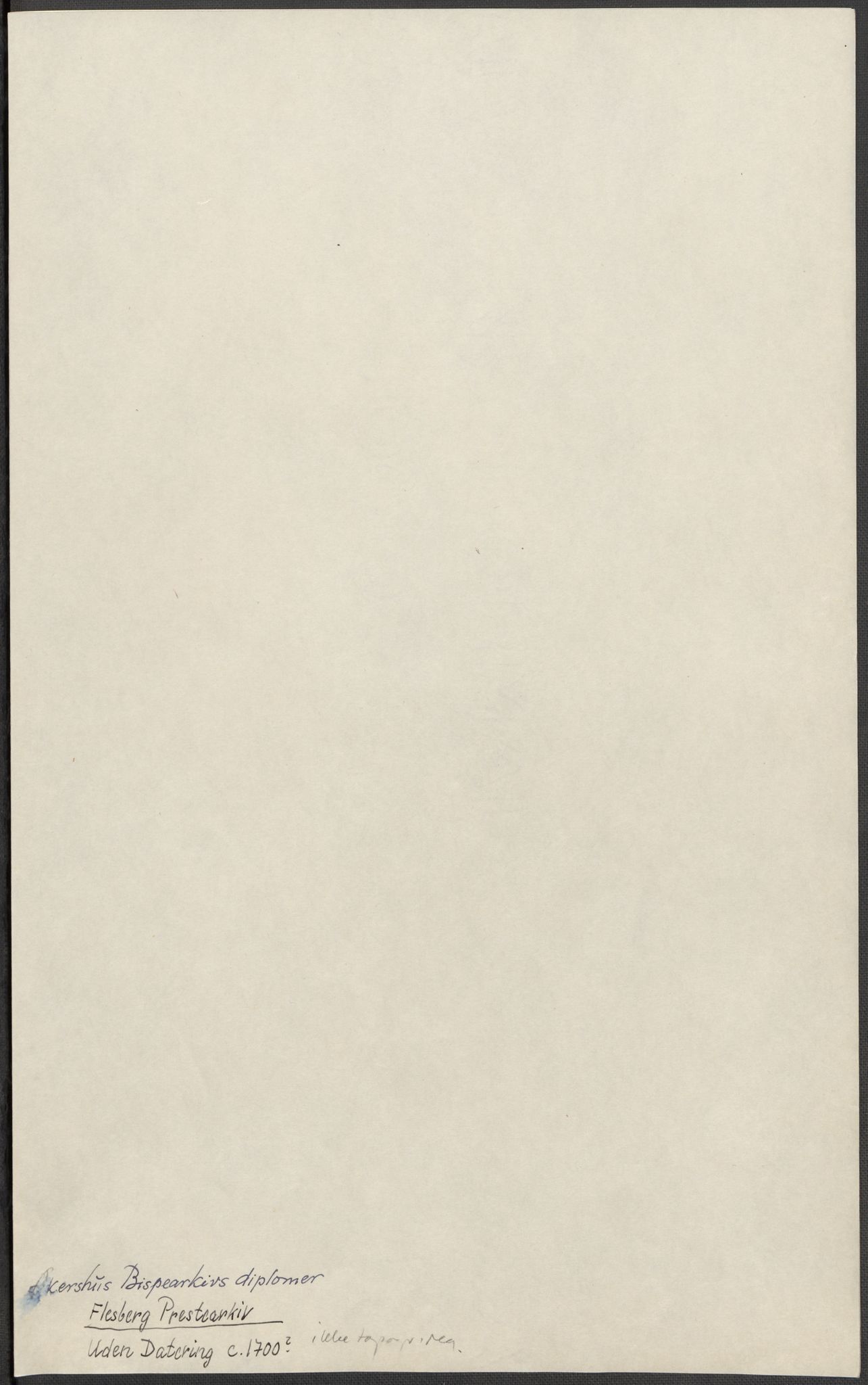 Riksarkivets diplomsamling, AV/RA-EA-5965/F15/L0020: Prestearkiv - Buskerud, 1584-1727, p. 110