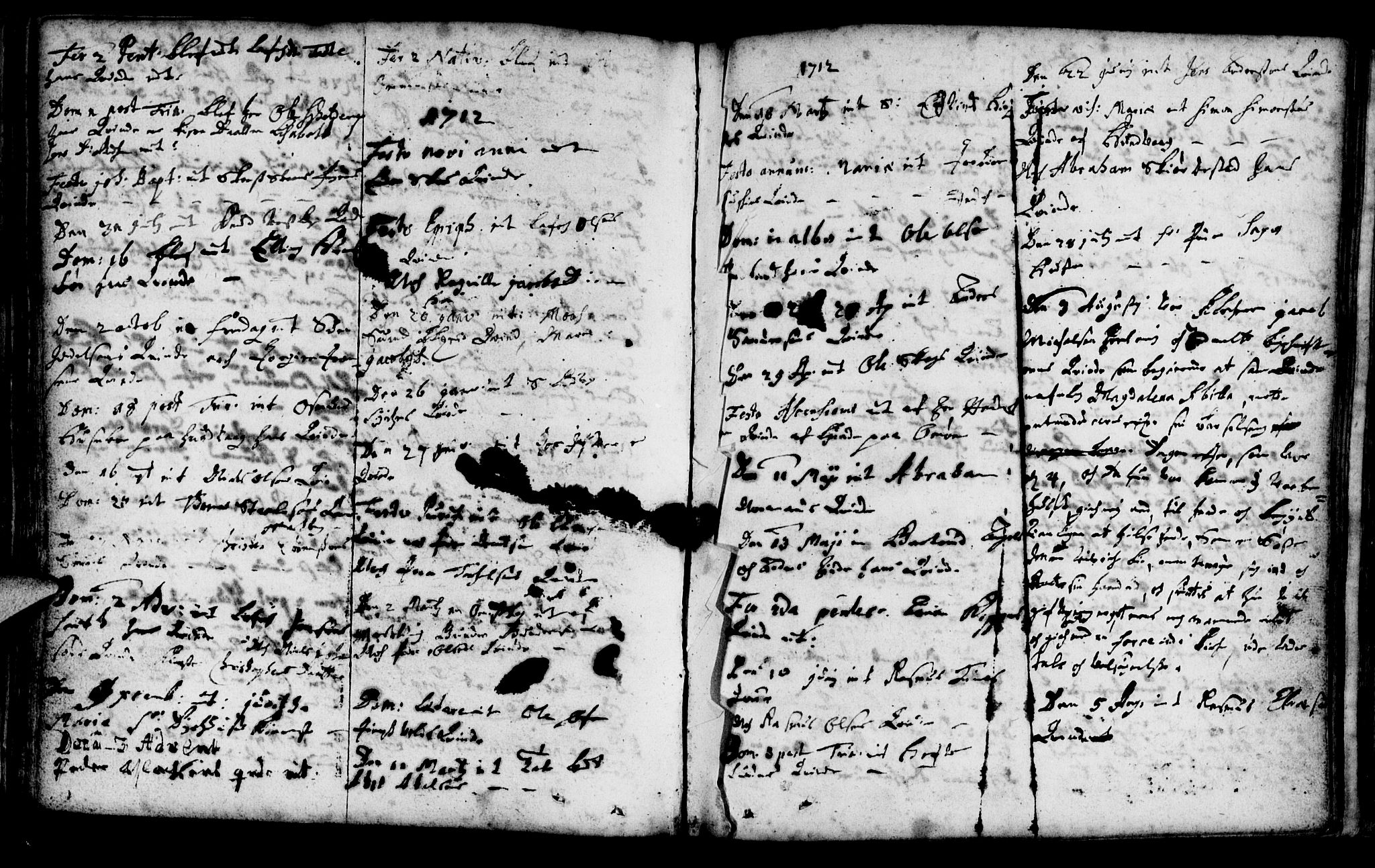 Domkirken sokneprestkontor, SAST/A-101812/001/30/30BA/L0001: Parish register (official) no. A 1 /1, 1688-1727