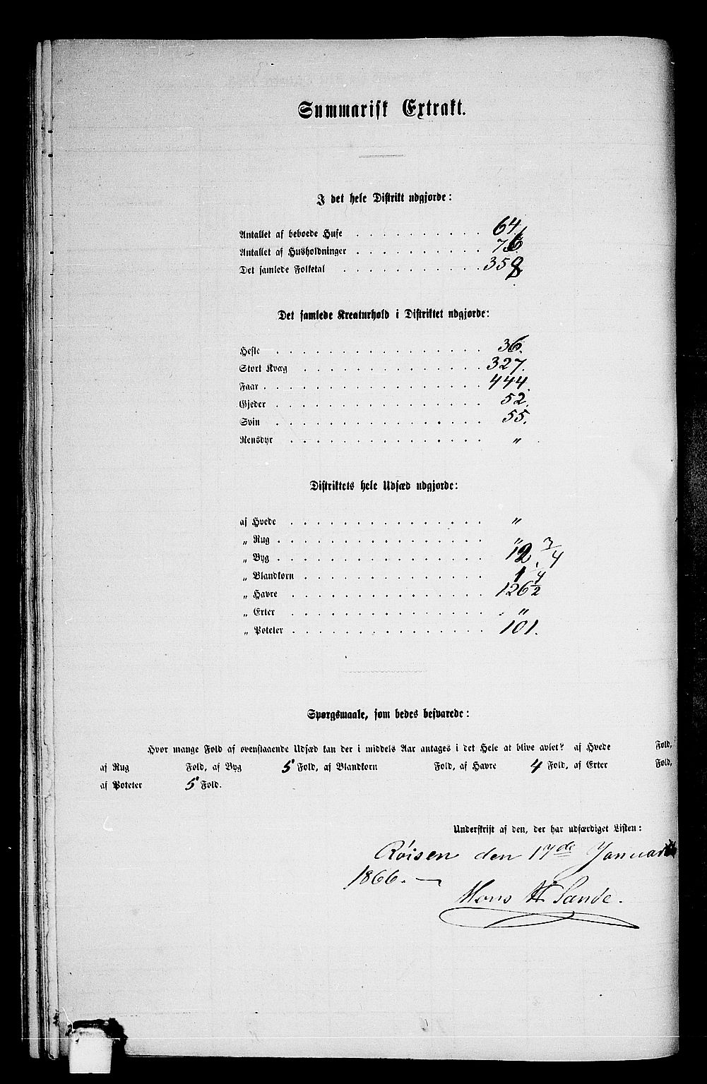 RA, 1865 census for Selje, 1865, p. 149