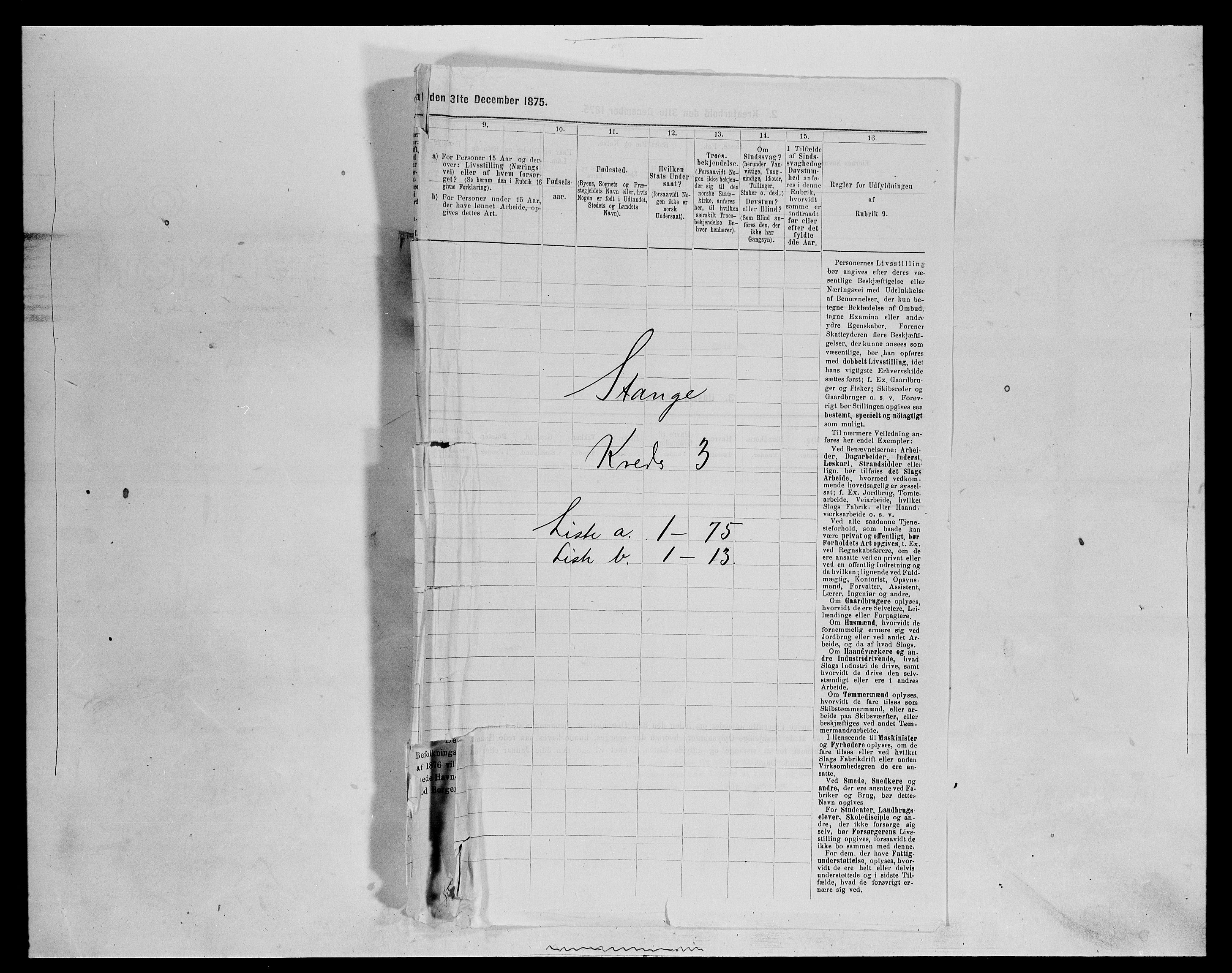 SAH, 1875 census for 0417P Stange, 1875, p. 426