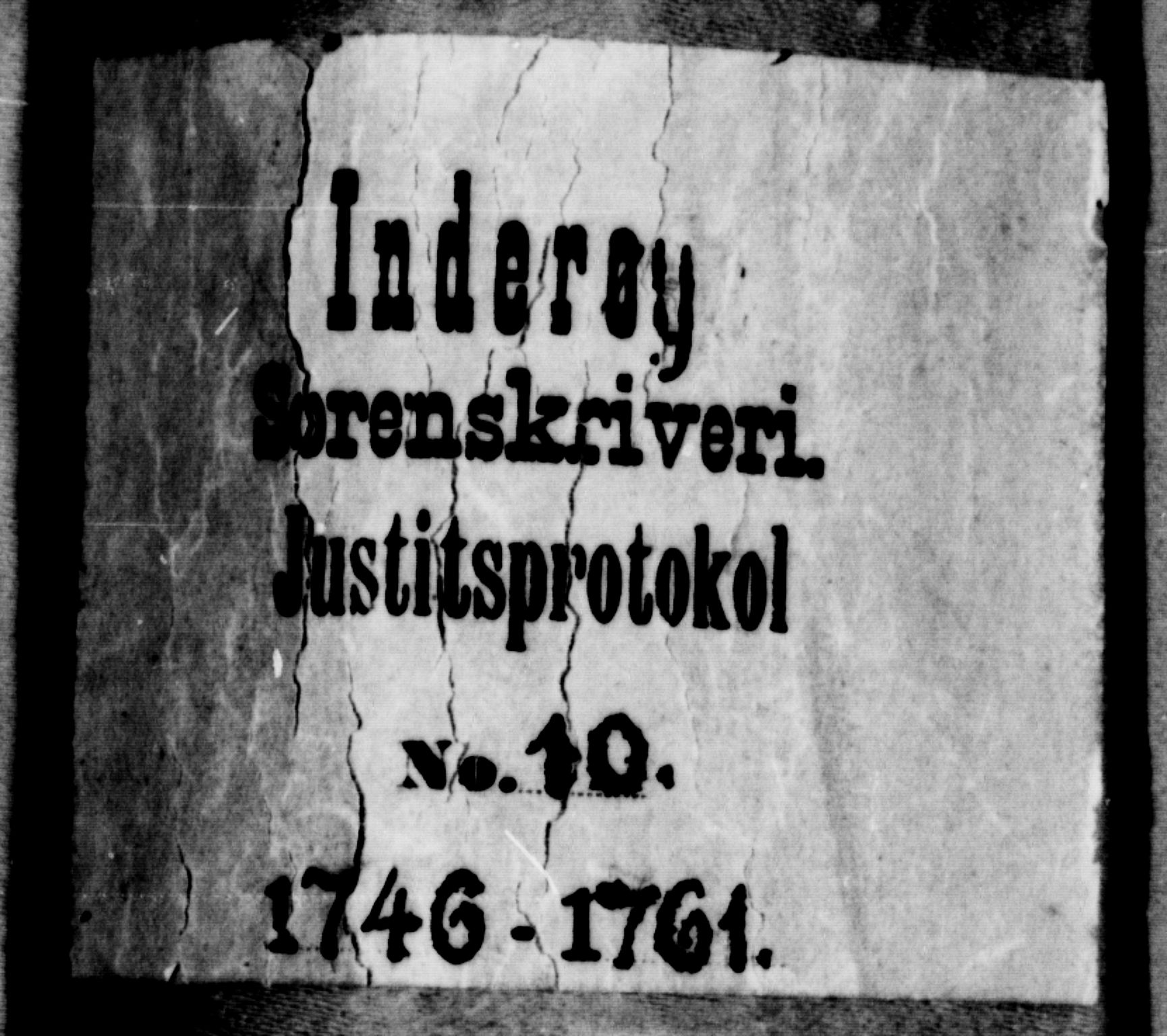 Inderøy sorenskriveri, AV/SAT-A-4147/1/1/1A/L0009: Tingbok, 1746-1761