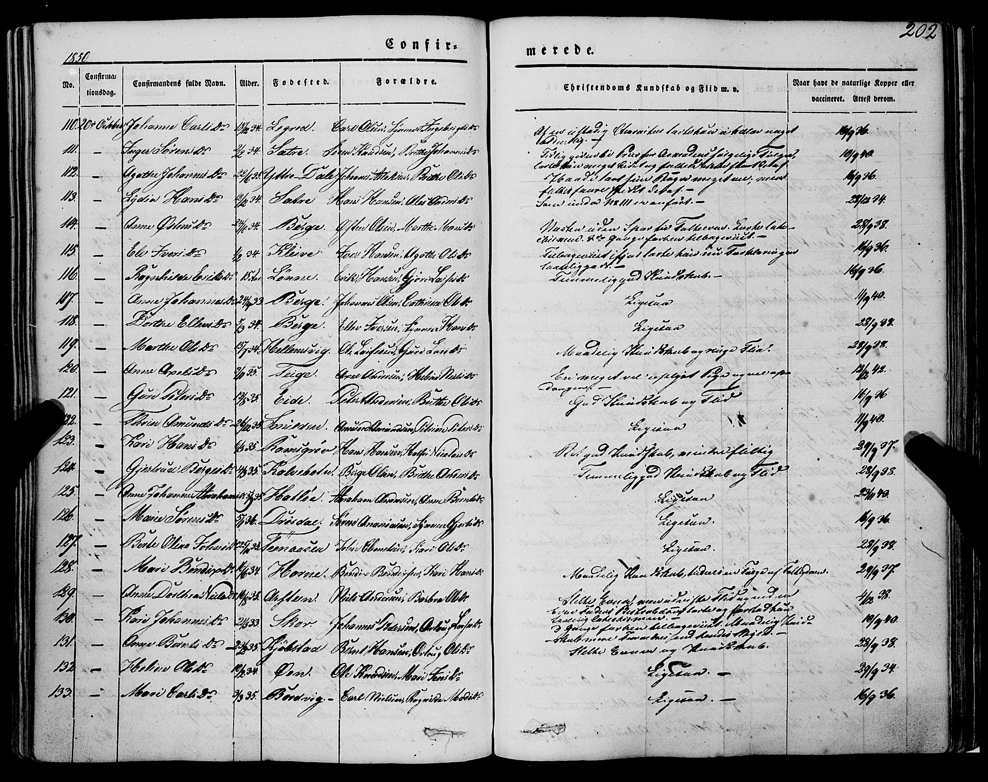 Askvoll sokneprestembete, AV/SAB-A-79501/H/Haa/Haaa/L0011/0001: Parish register (official) no. A 11 I, 1845-1864, p. 202