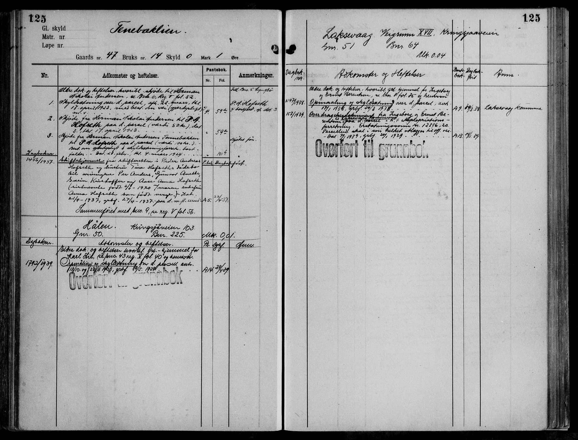 Midhordland sorenskriveri, AV/SAB-A-3001/1/G/Ga/Gab/L0111: Mortgage register no. II.A.b.111, p. 125